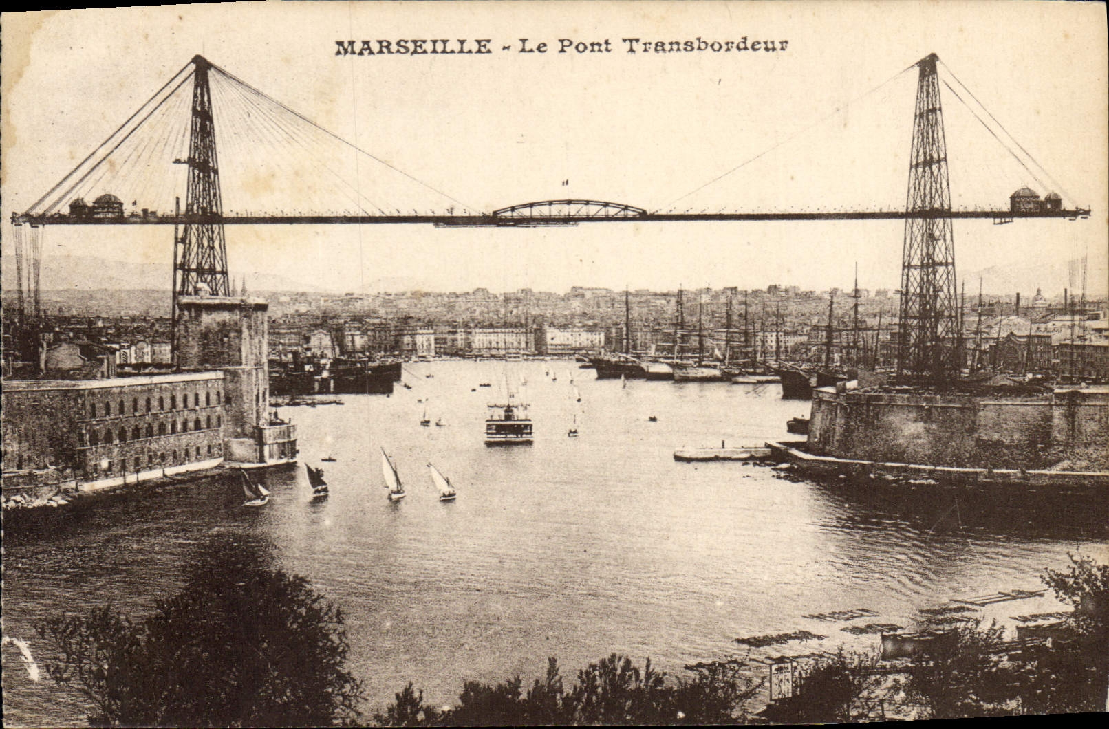 CPA Marseille Le Pont Transbordeur