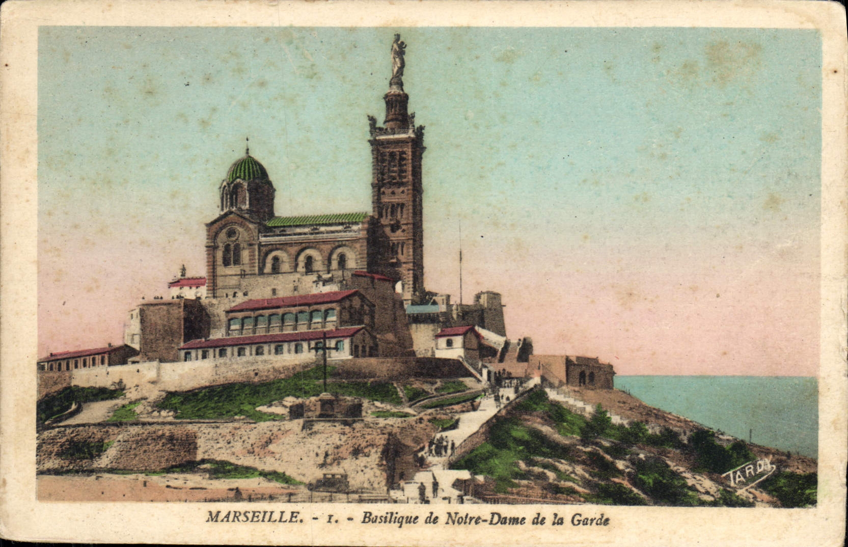 CPA Marseille Basilique de Notre Dame de la Garde 