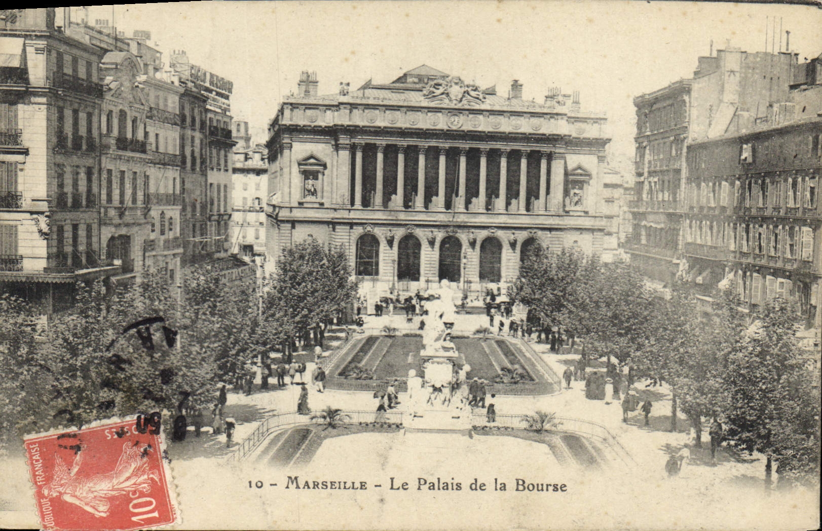 CPA Marseille Le Palais de la Bourse 