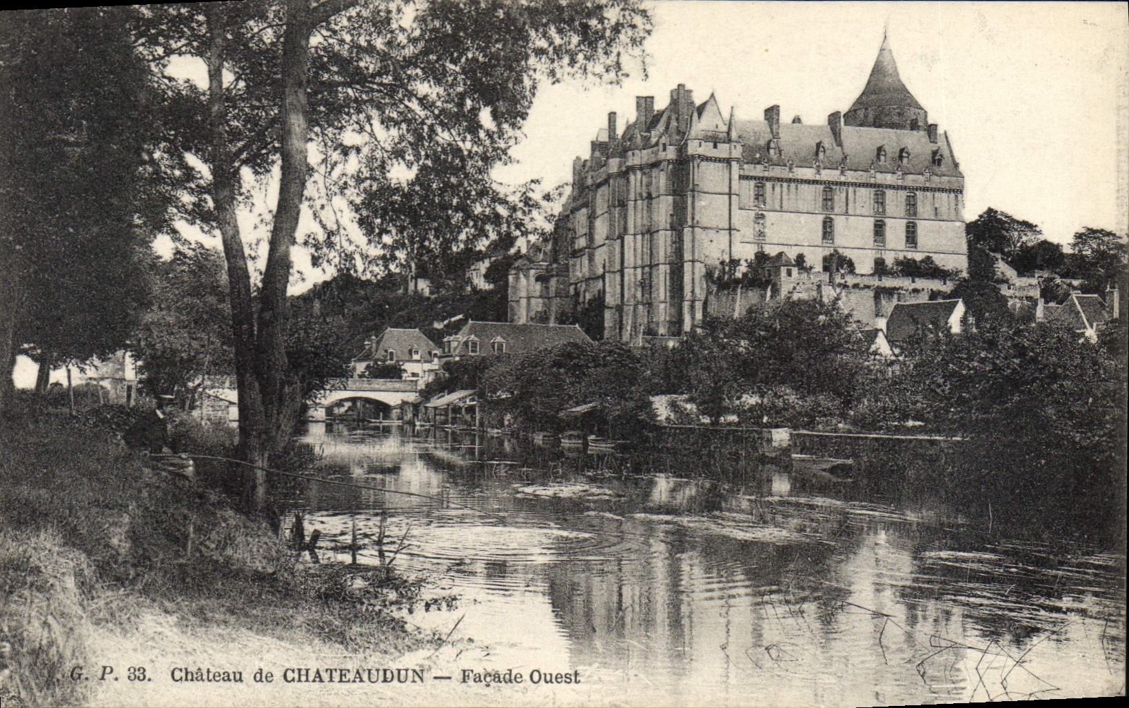 CPA Chateau de Chateaudun Facade Ouest 