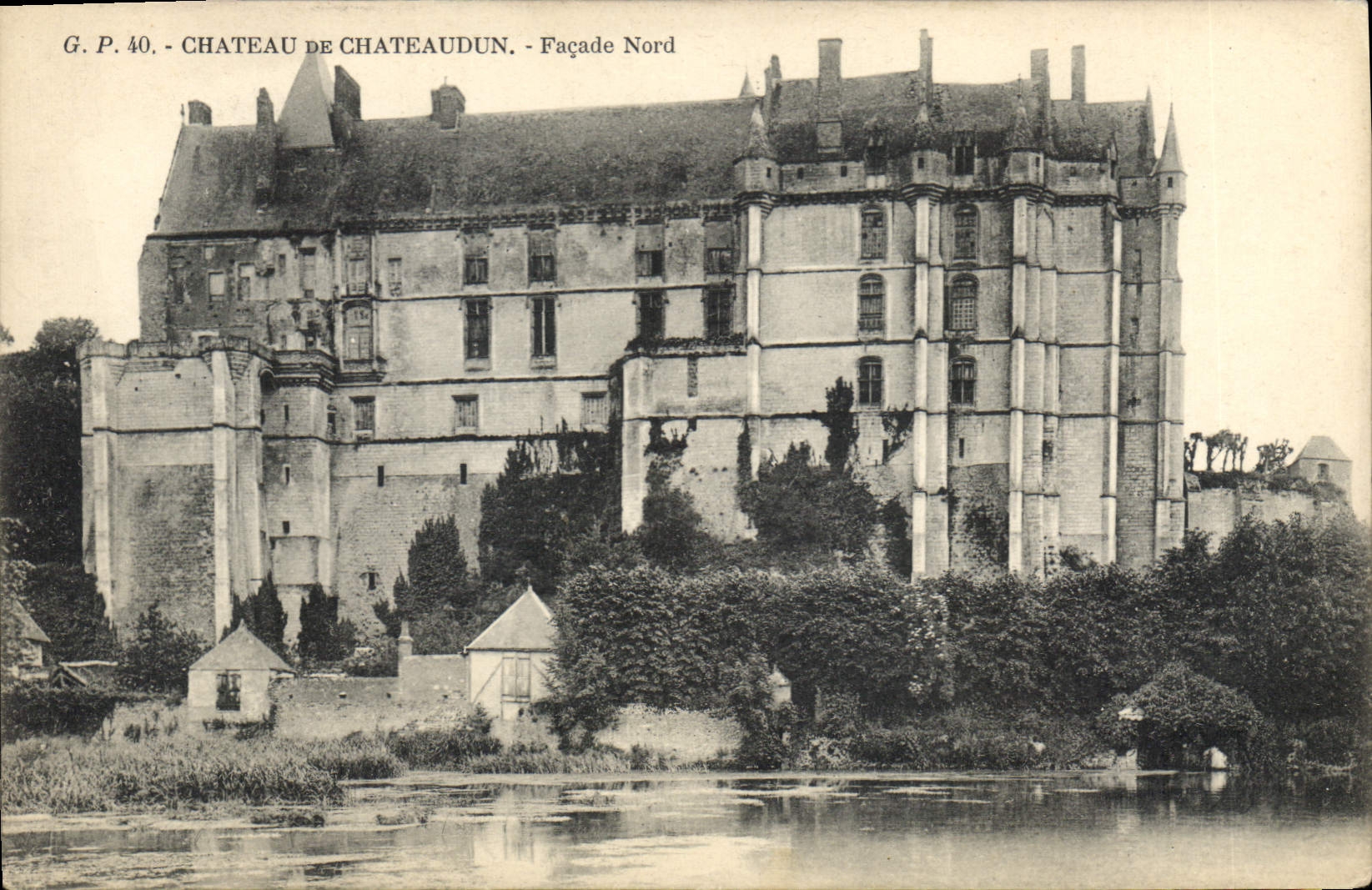 CPA Chateau de Chateaudun Facade Nord 