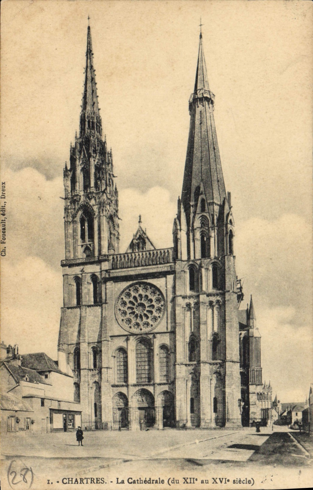CPA Chartres La Cathedrale du XII au XVI siecle 