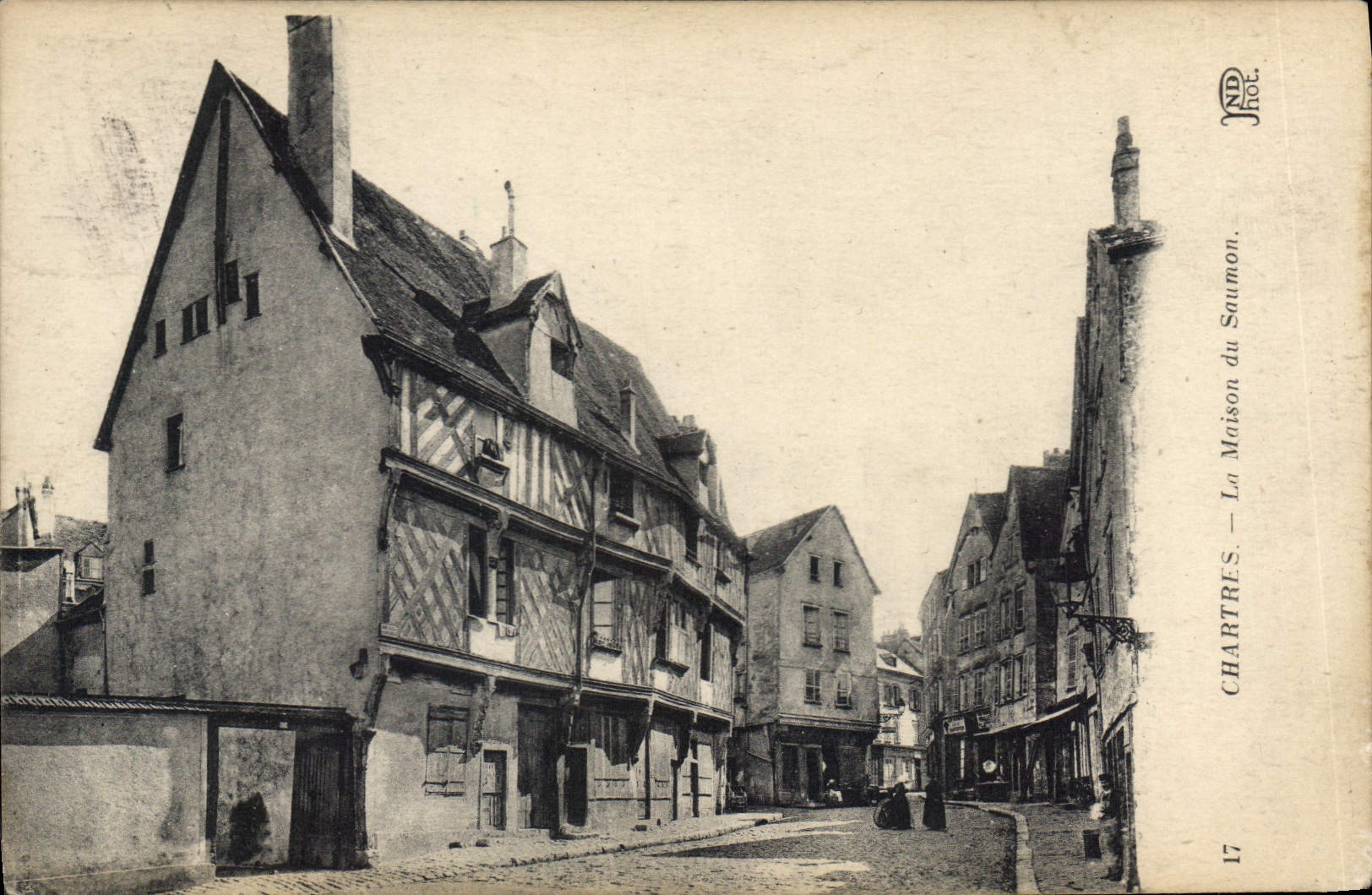 CPA Chartres La Maison du Saumon 