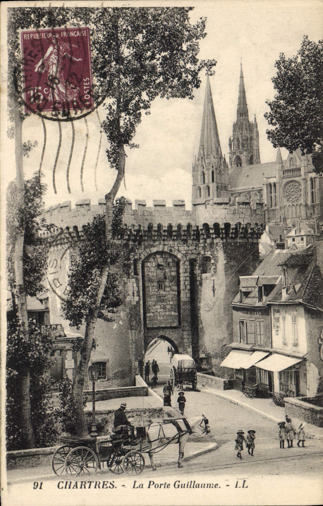 CPA Chartres La Porte Guillaume 