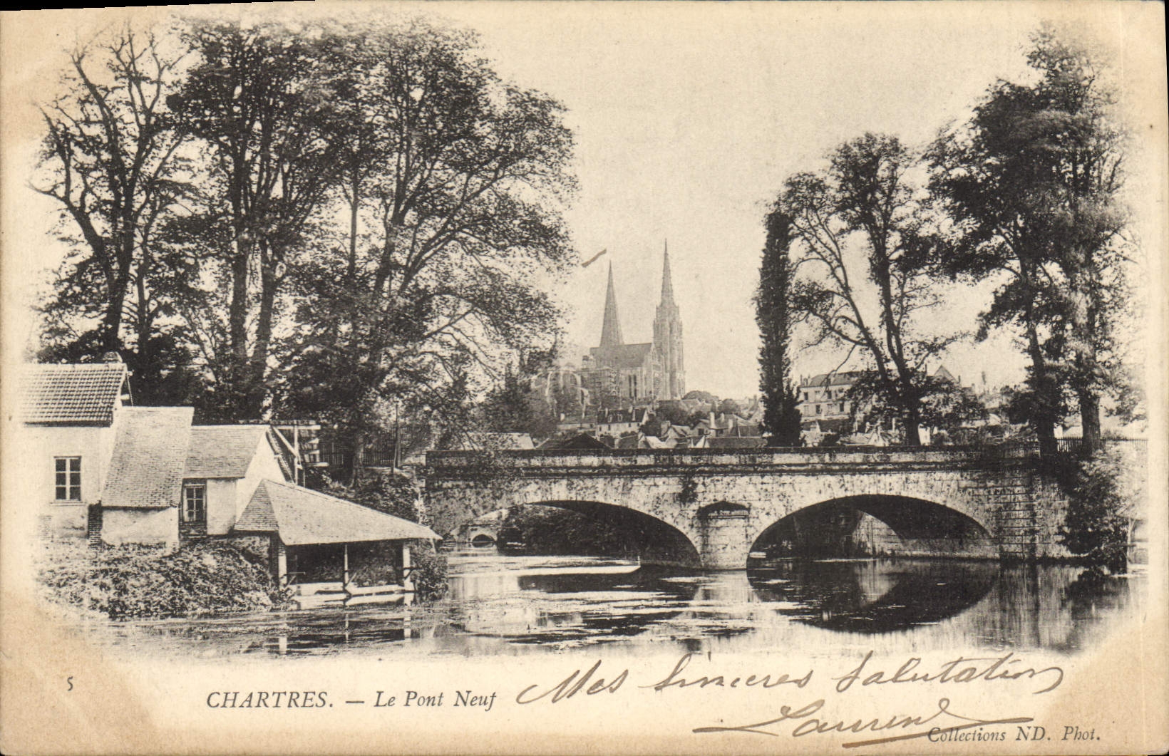 CPA Chartres Le Pont Neuf 