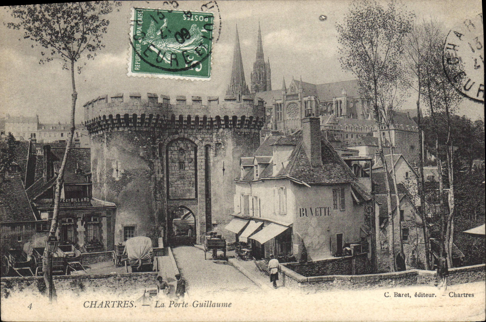 CPA Chartres La Porte Guillaume 