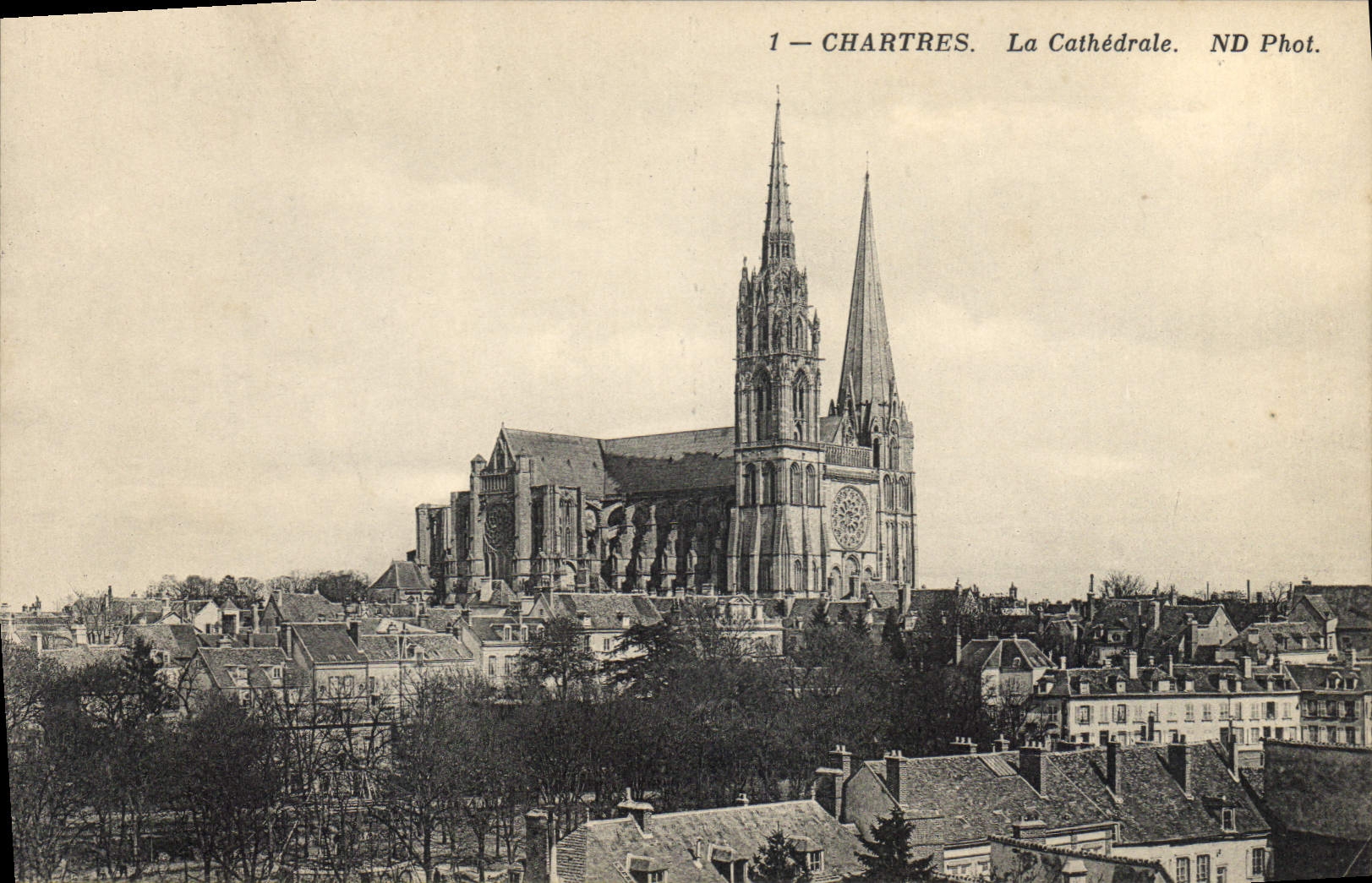 CPA Chartres La Cathedrale 