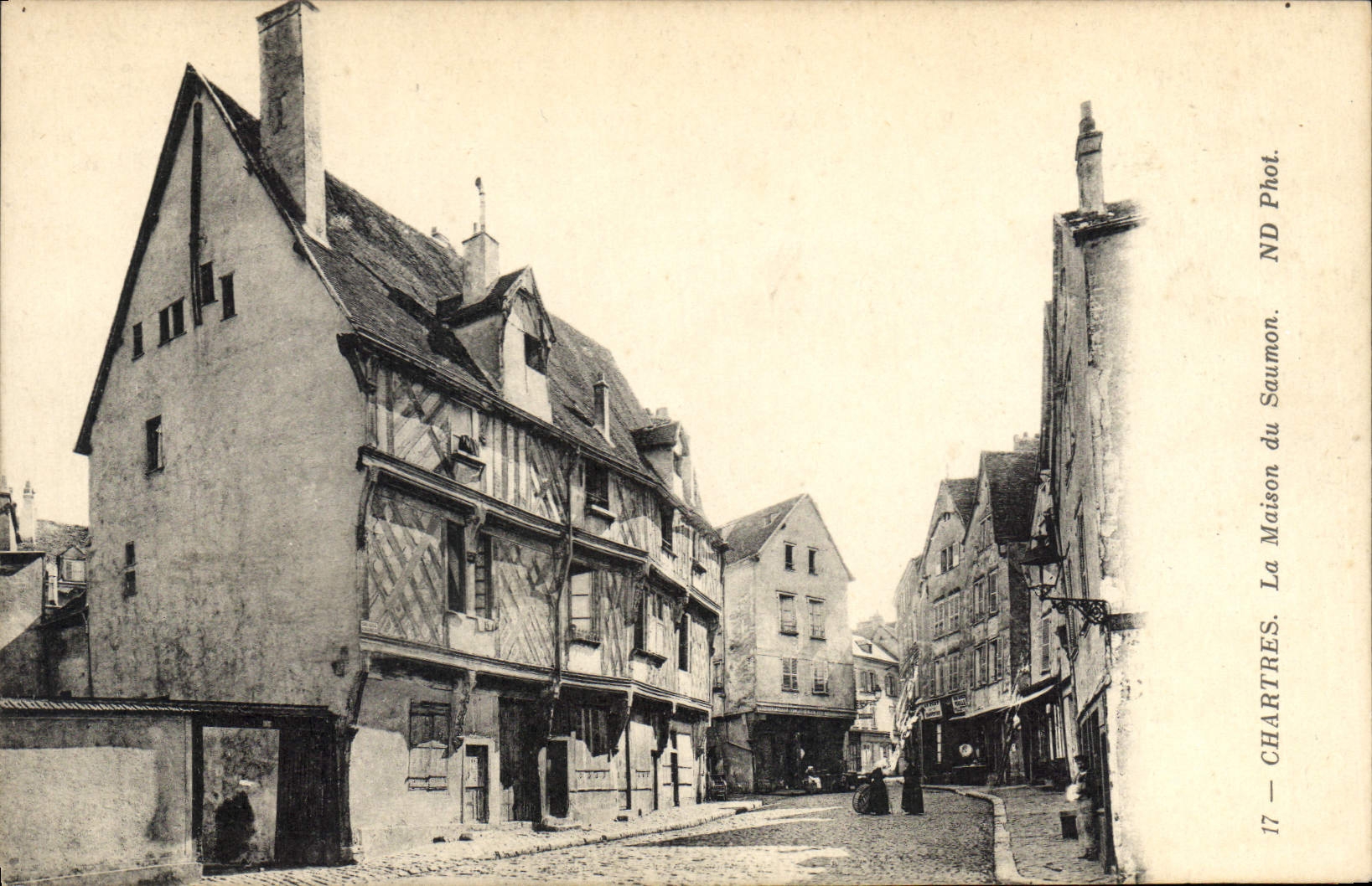 CPA Chartres La Maison du Saumon 