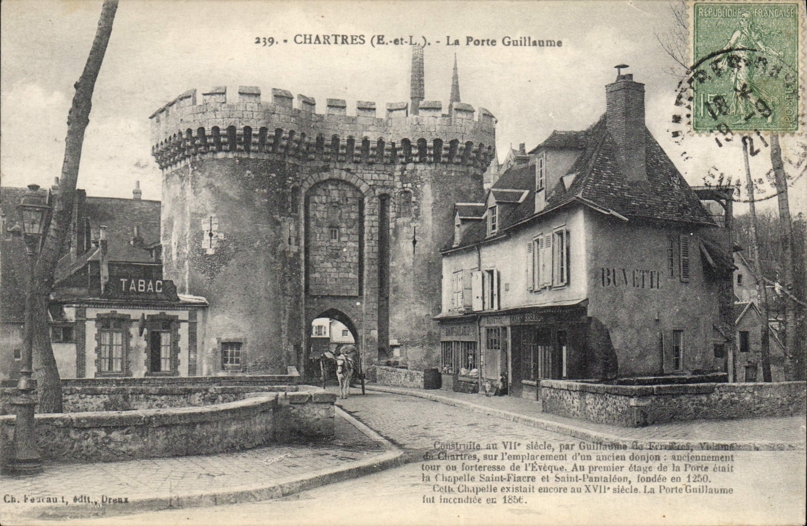 CPA Chartres E et L La Porte Guillaume 