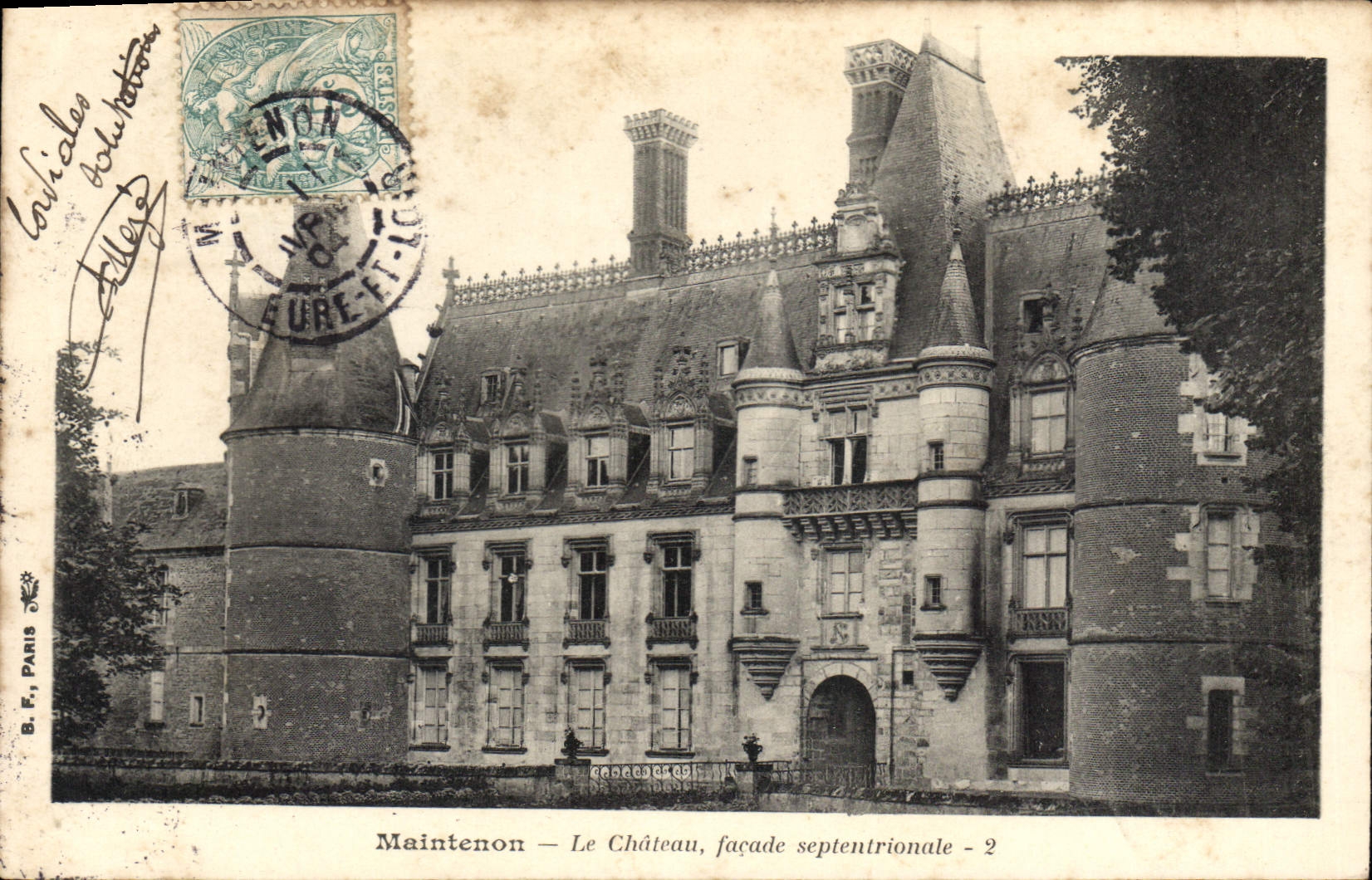 CPA Maintenon Le Chateau facade septentrionale 