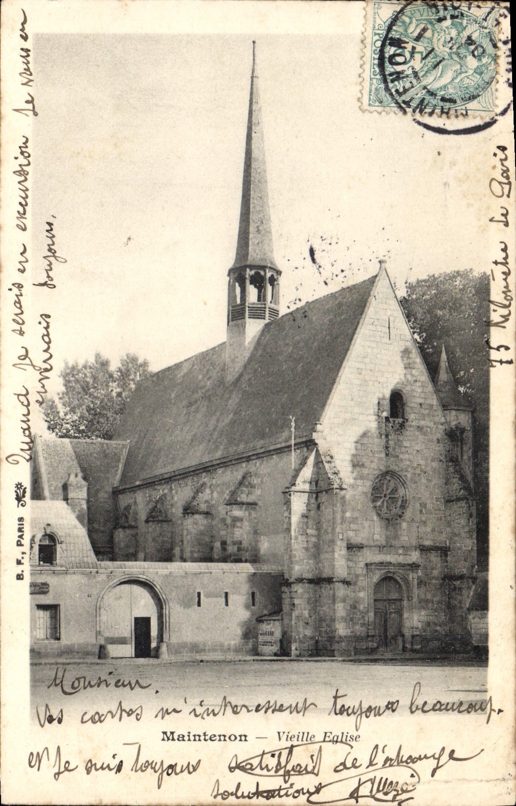 CPA Maintenon Vieille Eglise 
