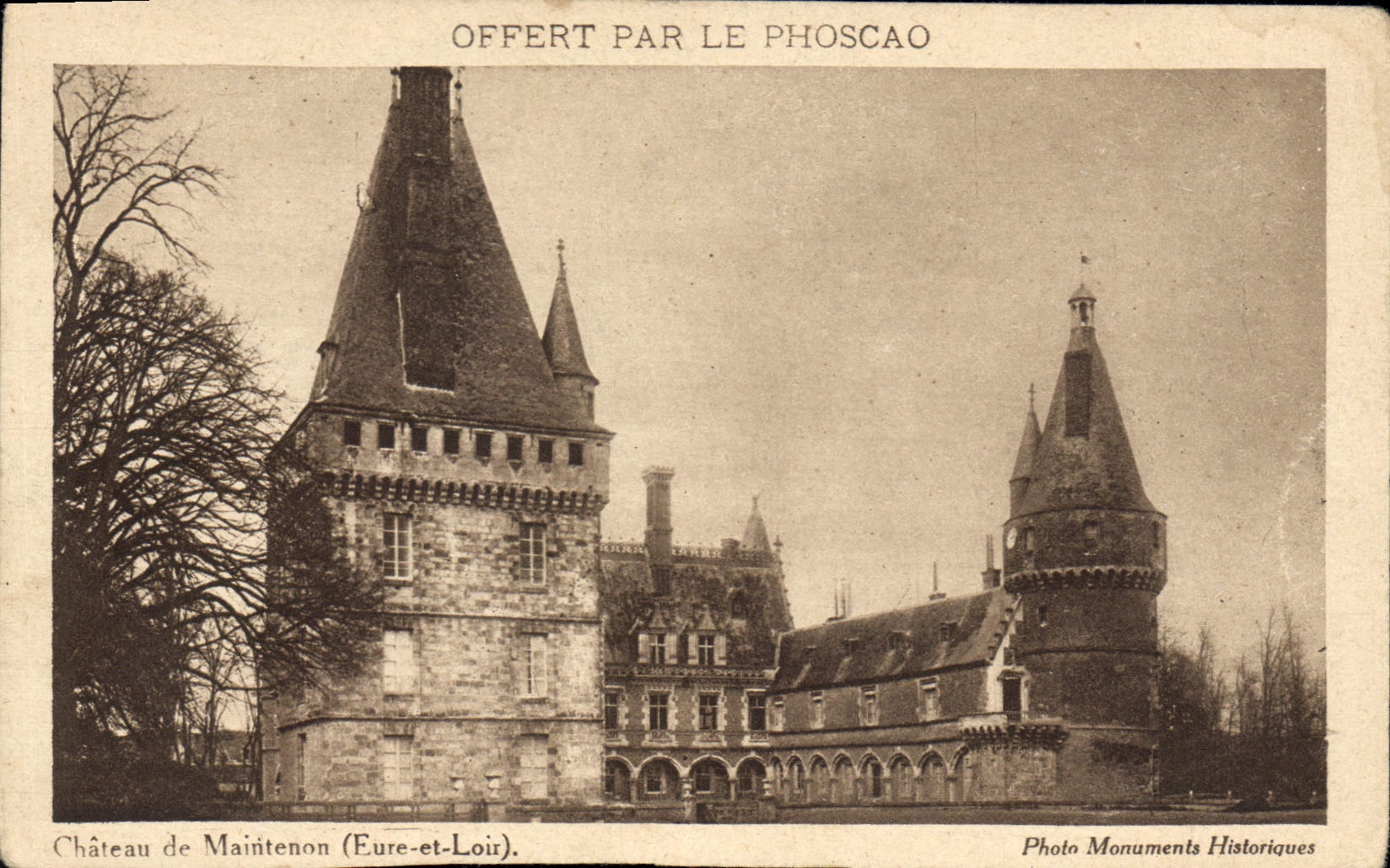 CPA Chateau de Maintenon Eure et Loir