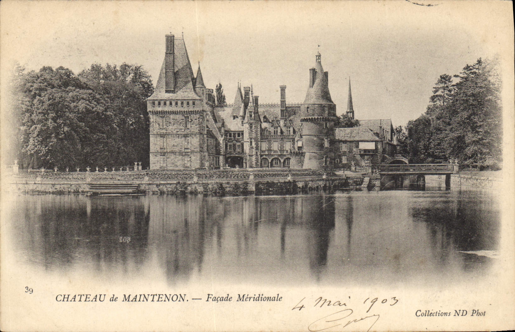 CPA Chateau de Maintenon Facade Meridionale