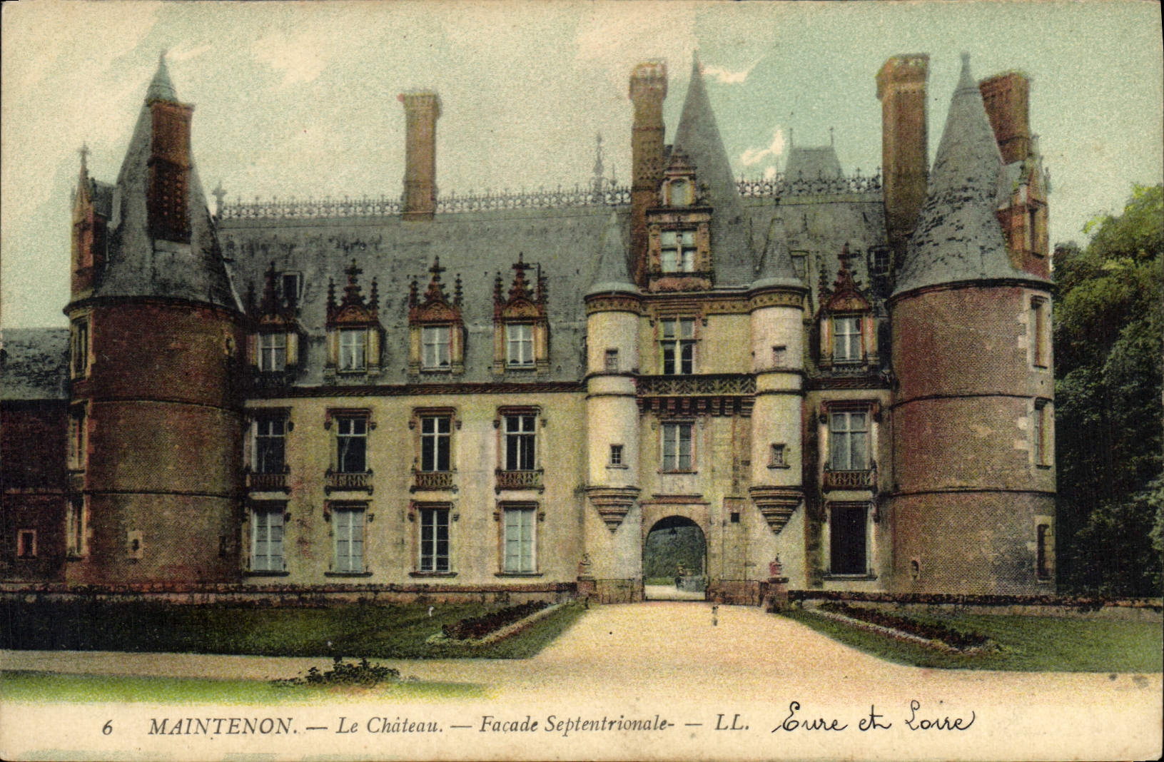 CPA Maintenon Le Chateau Facade Septentrionale 