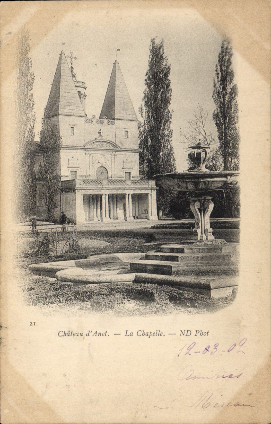 CPA Chateau d'Anet La Chapelle 