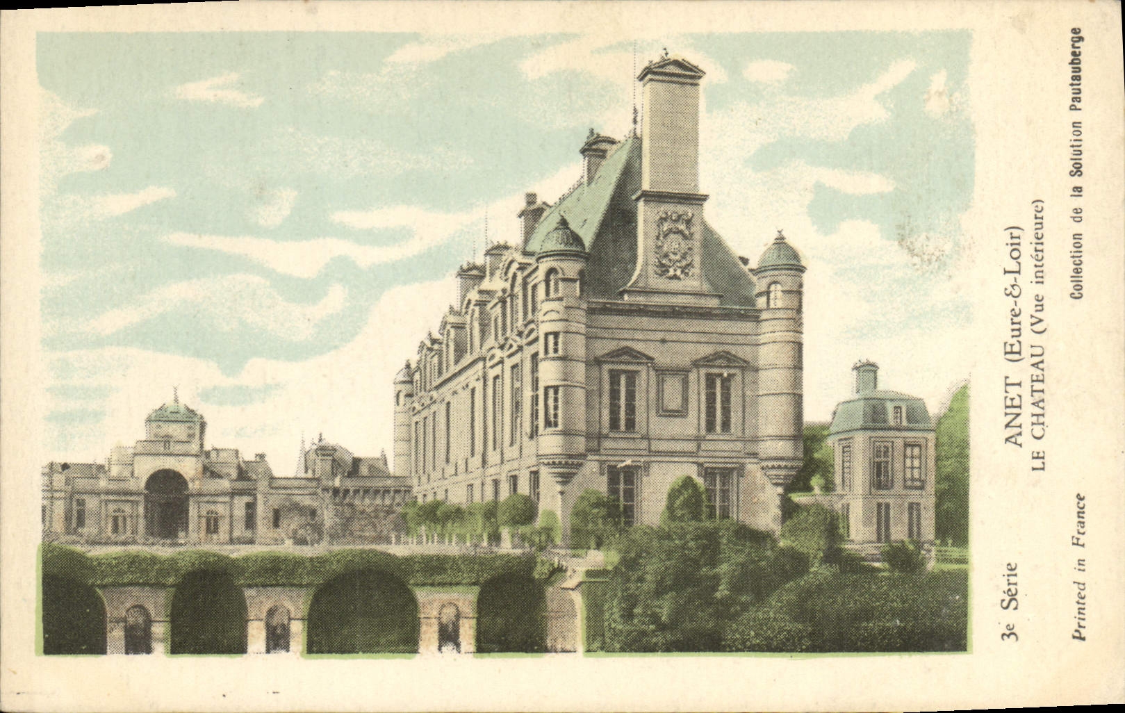 CPA Anet Eure & Loir Le Chateau Vue interieure