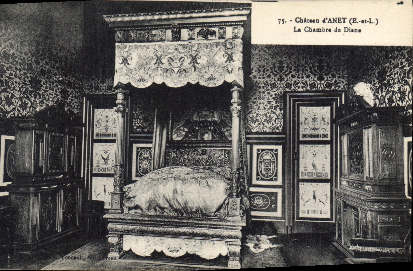 CPA Chateau d'Anet E et L La Chambre de Diane