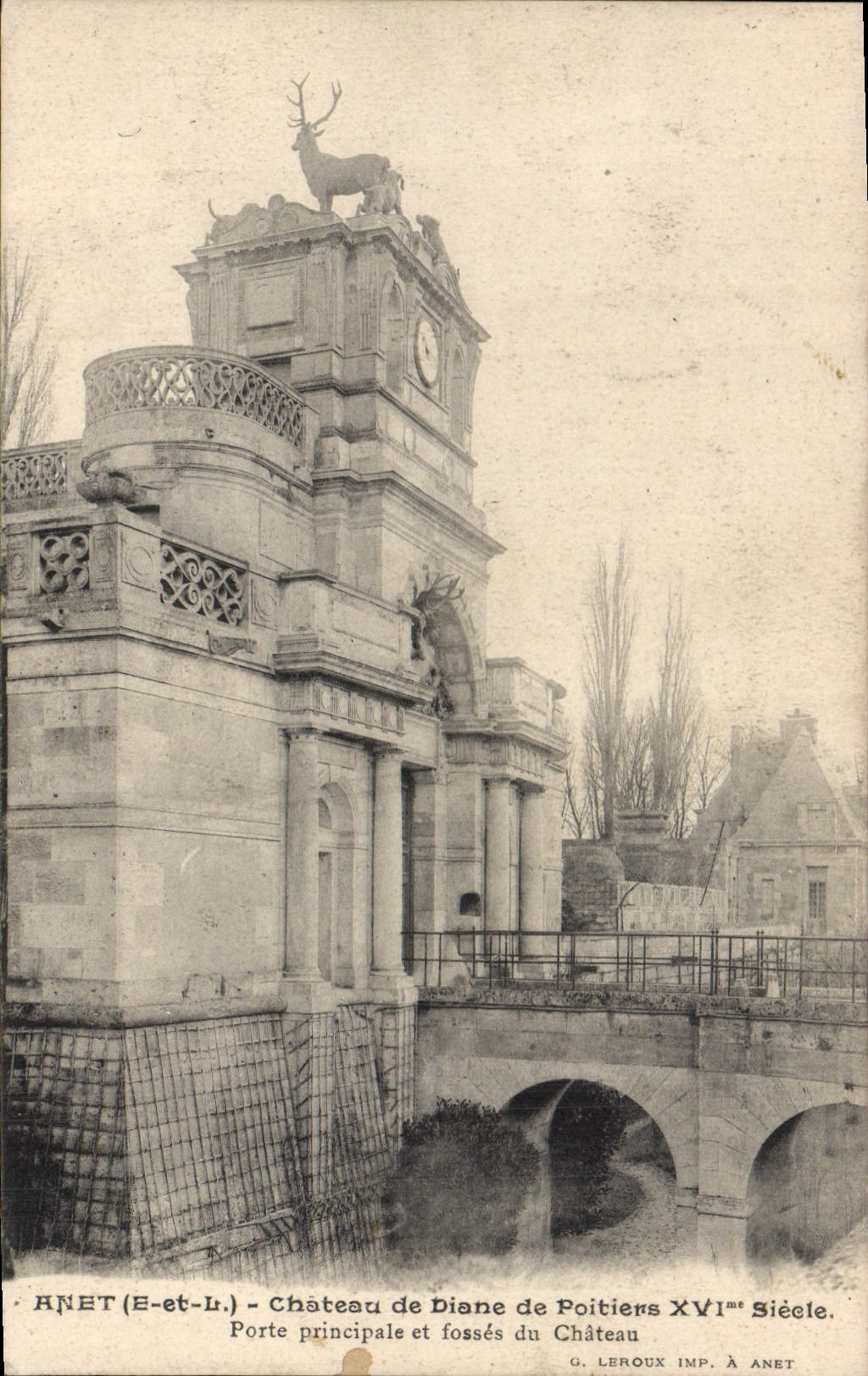 CPA Anet E et L Chateau de Diane de Poitiers XVI Siecle