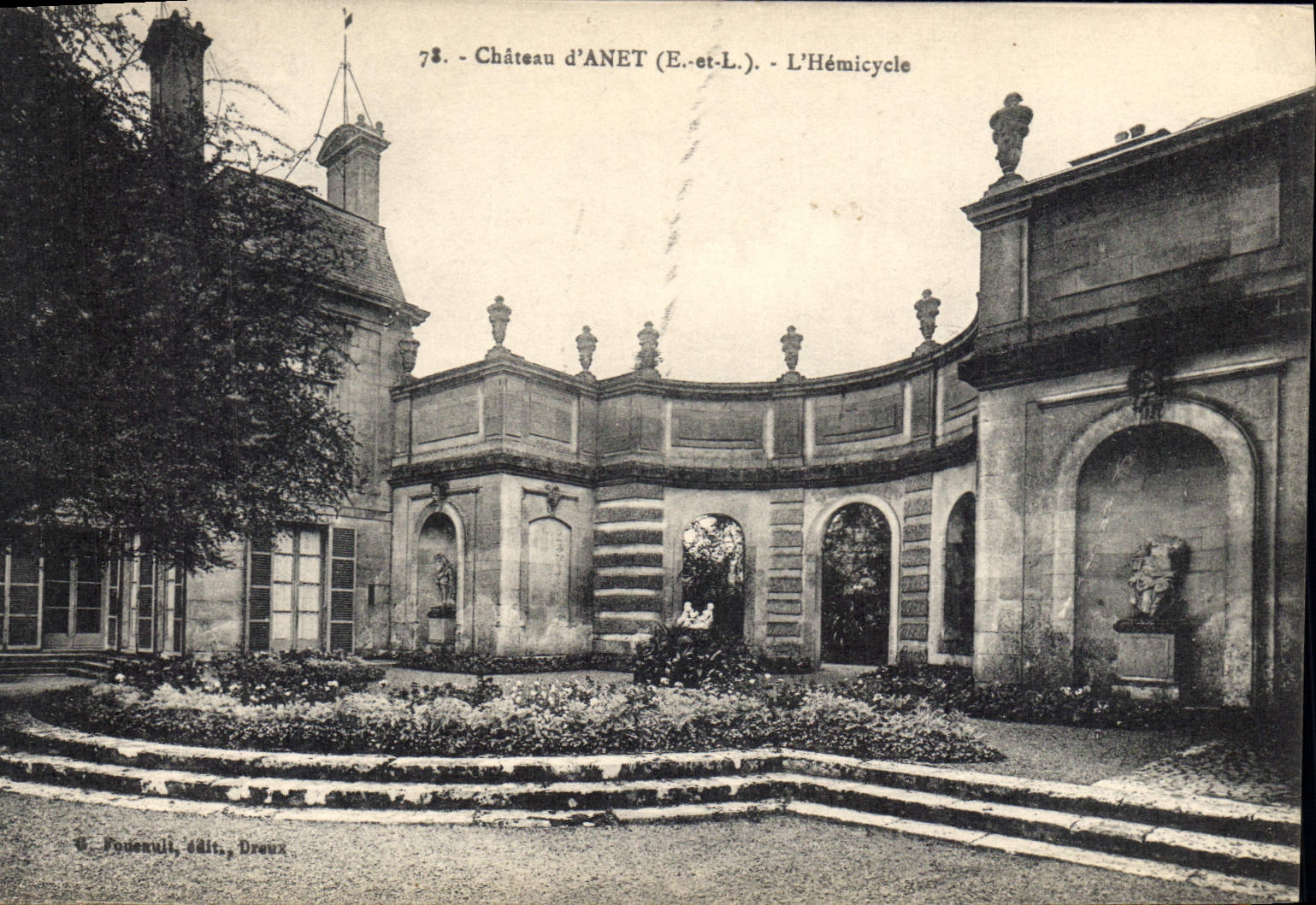 CPA Chateau d'Anet E et L L'Hemicycle 