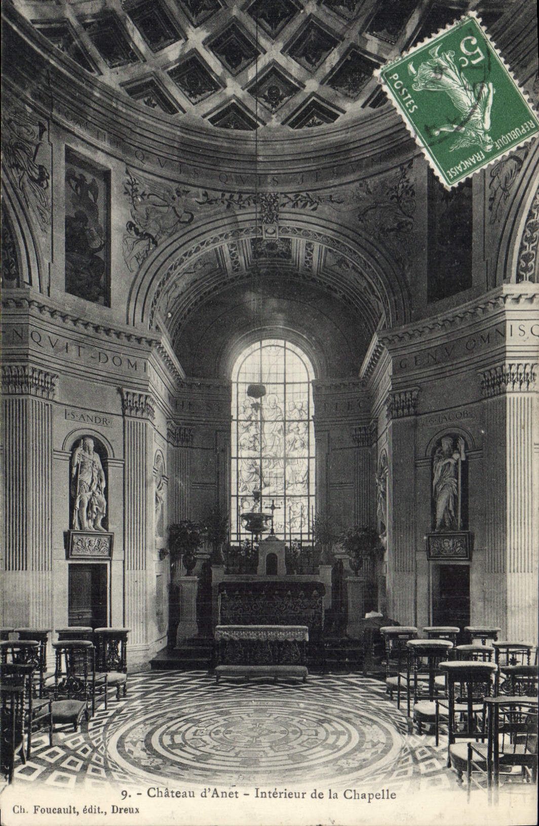 CPA Chateau d'Anet Interieur de la Chapelle