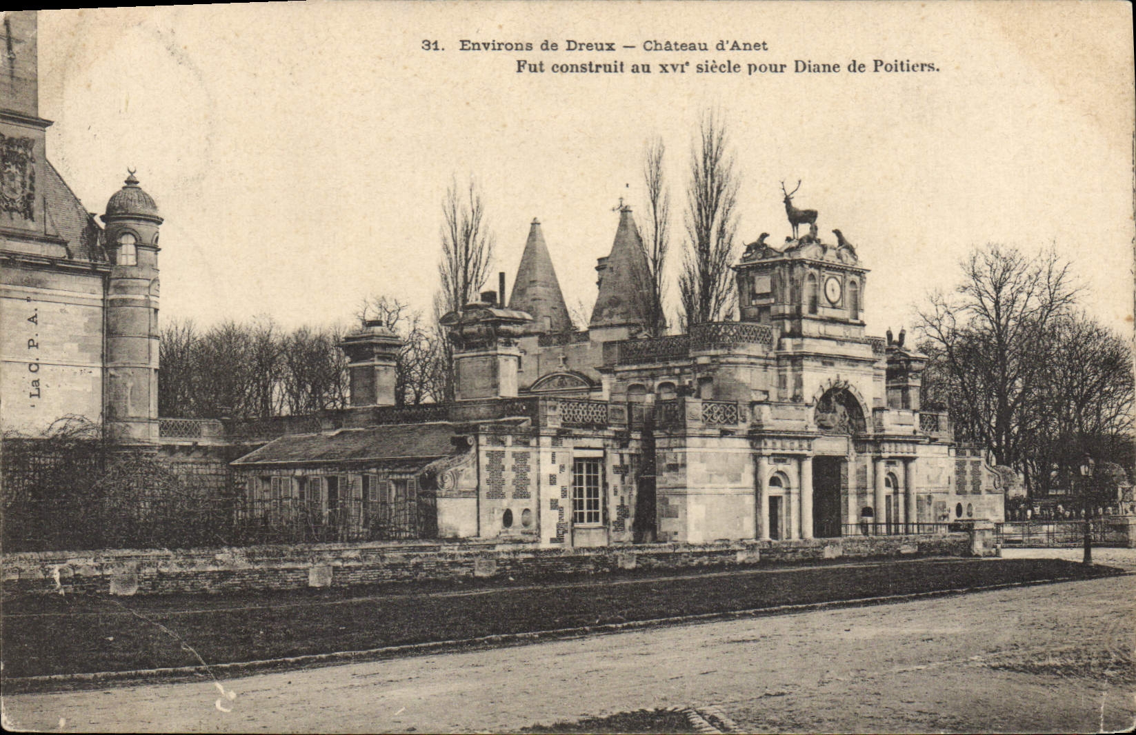 CPA Environs e Dreux Chateau d'Anet Fut construit au XVI siecle pour Diane de Poltiers