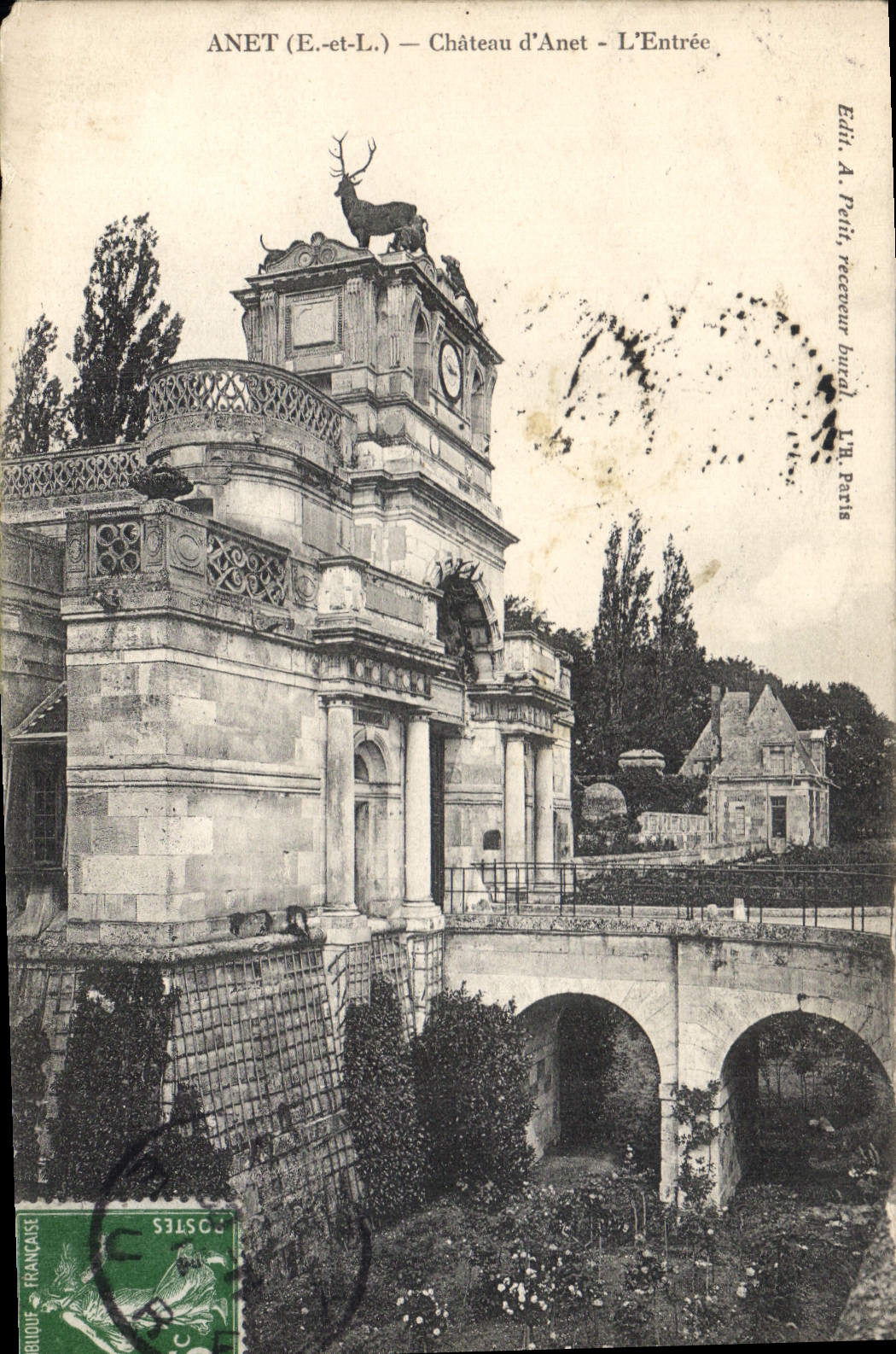CPA Anet E et L Chateau d'Anet L'Entree 