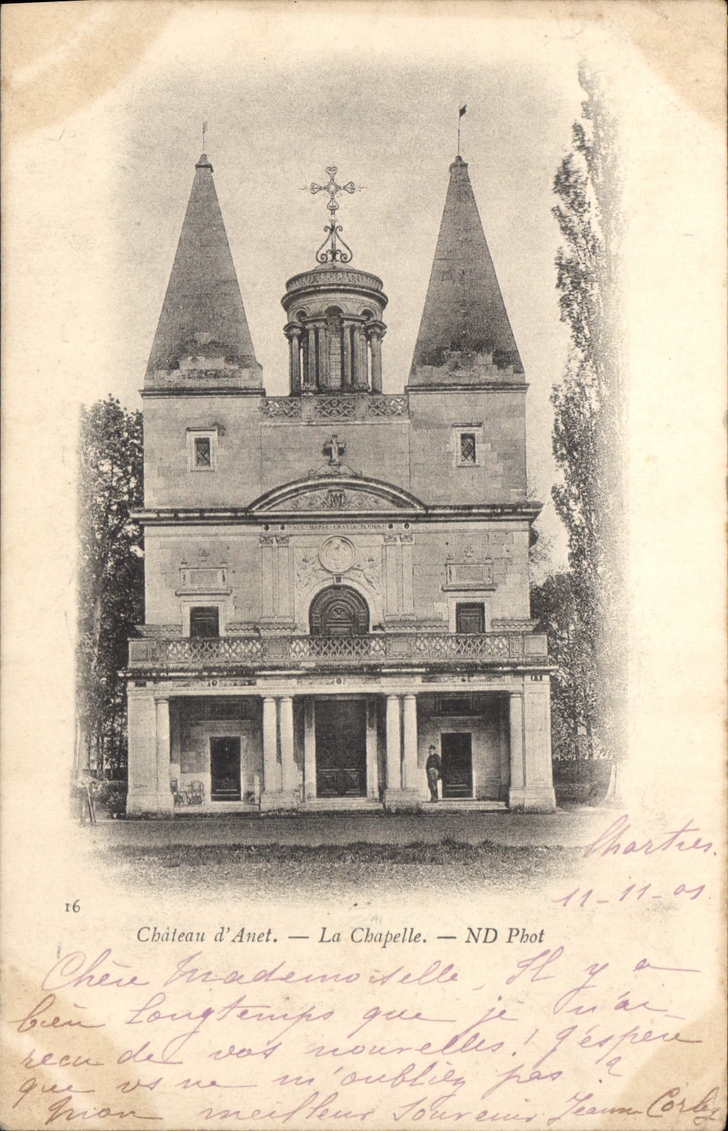 CPA Chateau d'Anet La Chapenlle 