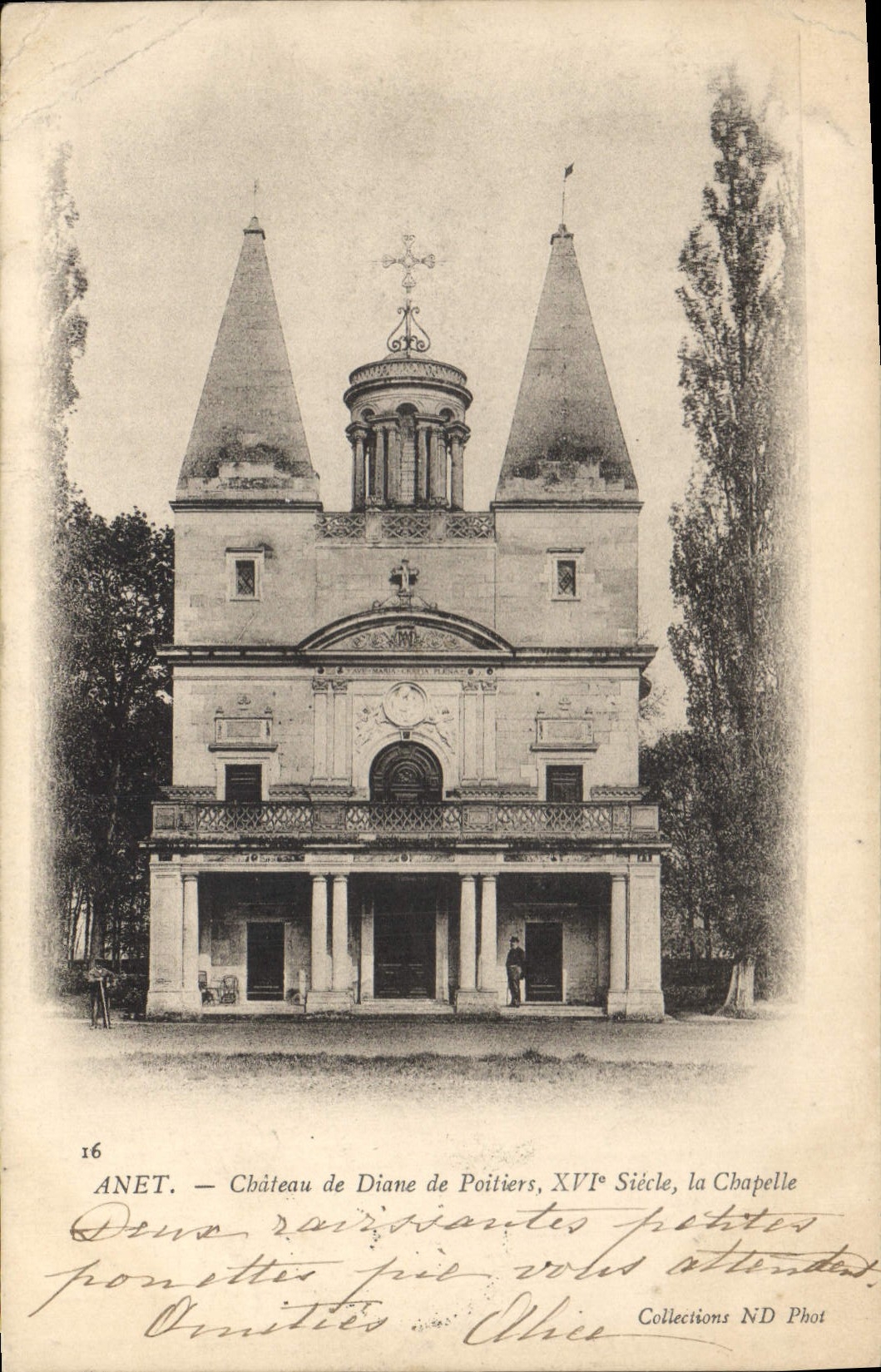 CPA Anet Chateau de Diane de Poitiers XVI Siecle la Chapelle
