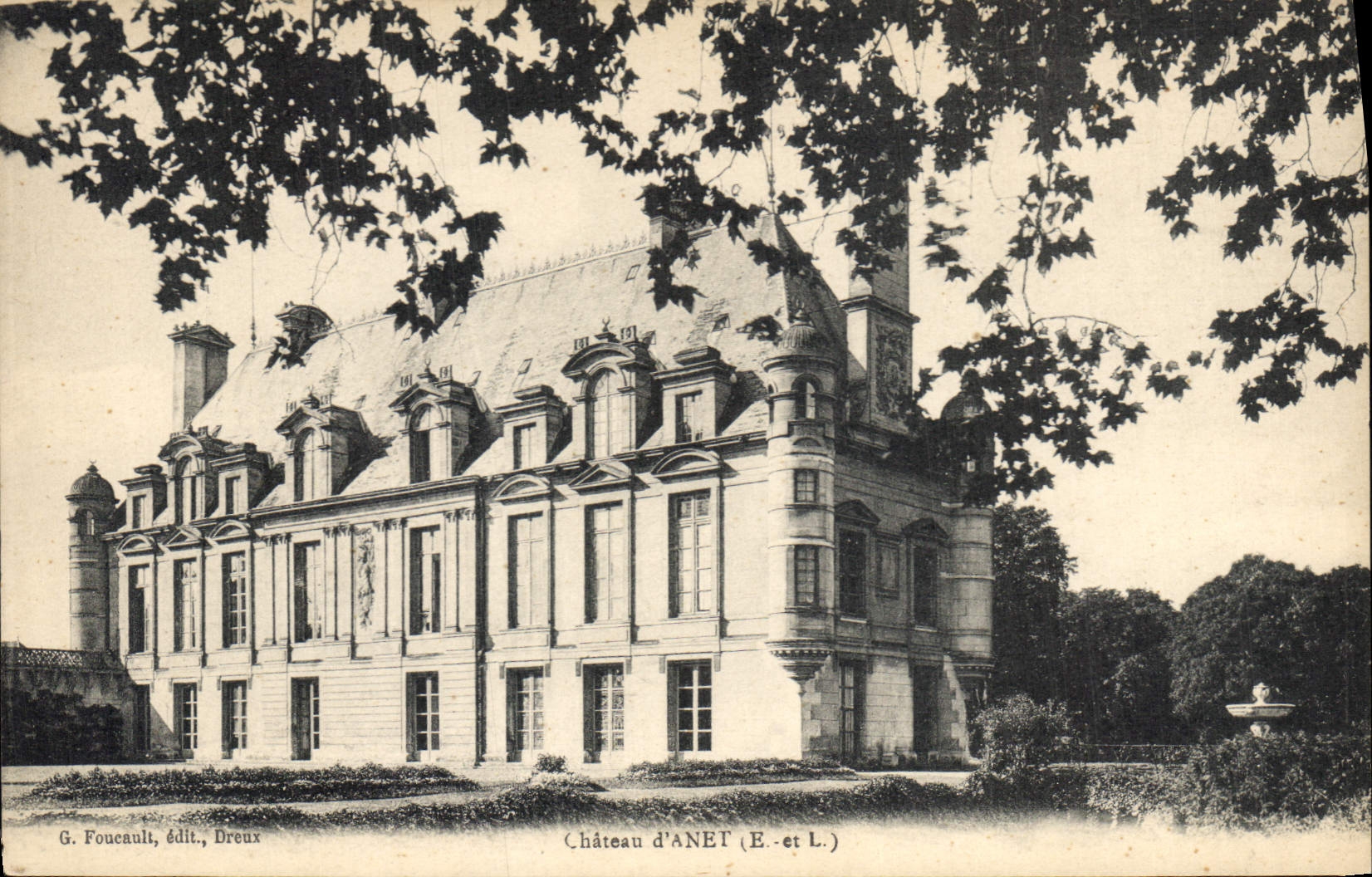CPA Chateau d'Anet E et L 