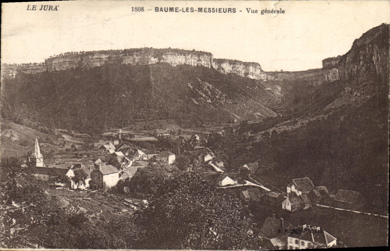 CPA Baume les Messieurs Vue generale 