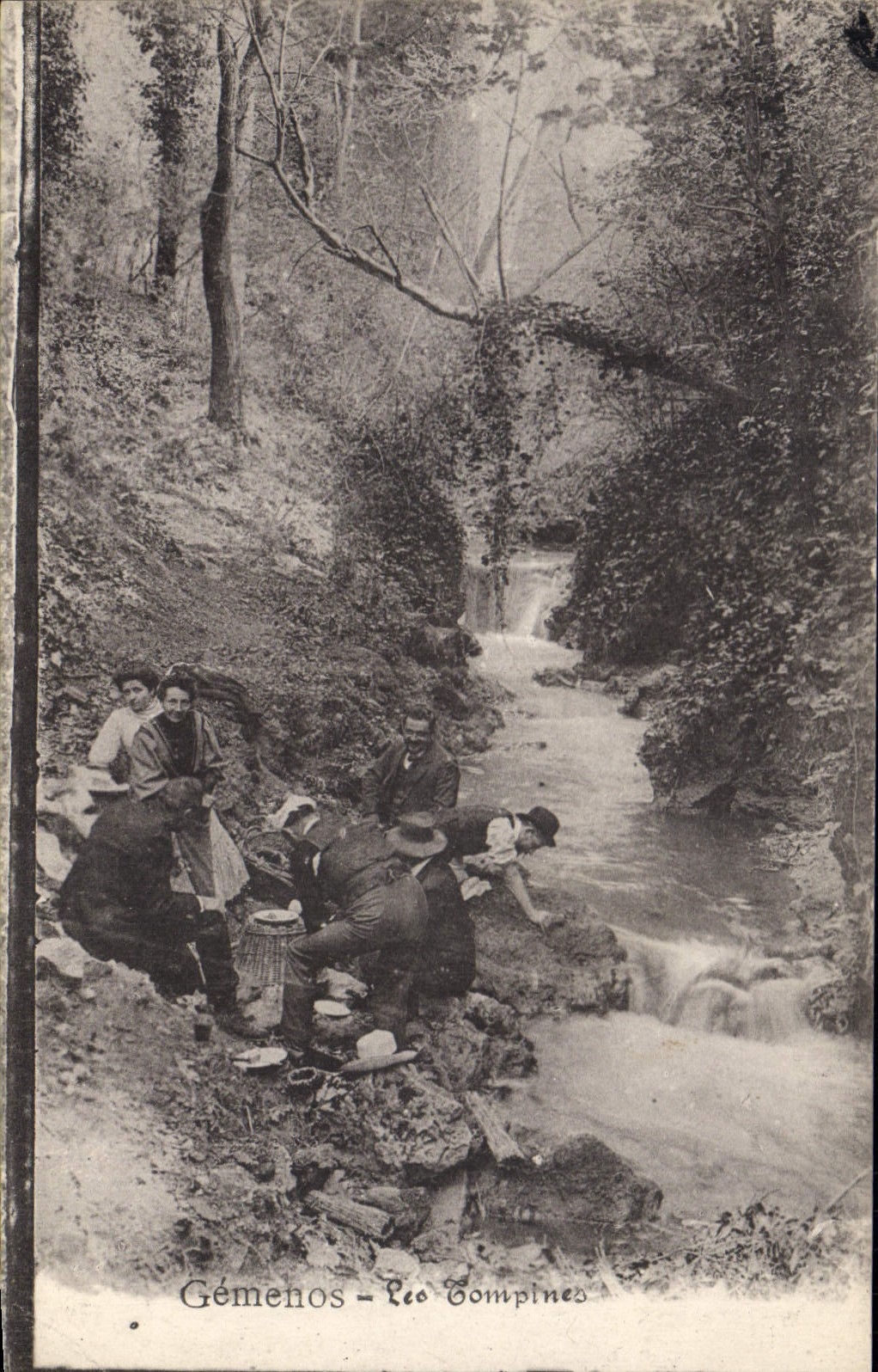 CPA Gemenos Les Tompines (animée)