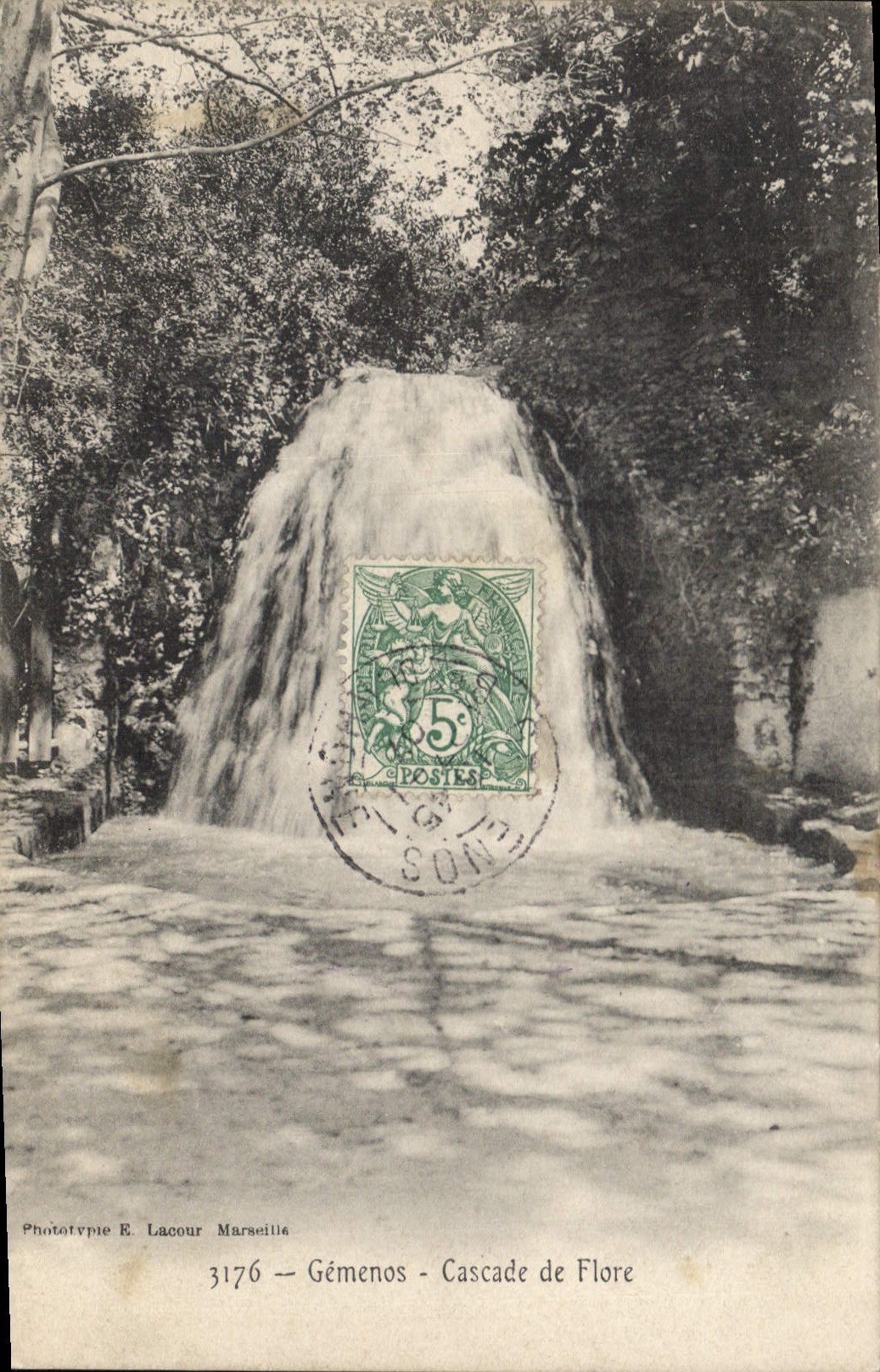 CPA Gemenos Cascade de Flore