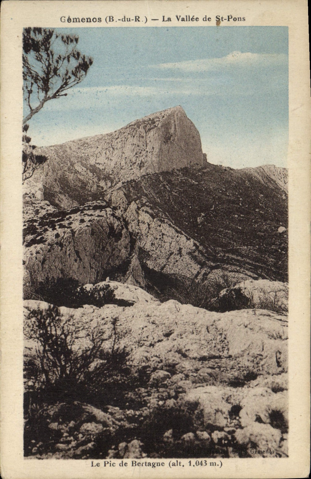 CPA Gemenos B du R La Vallee de St Pons