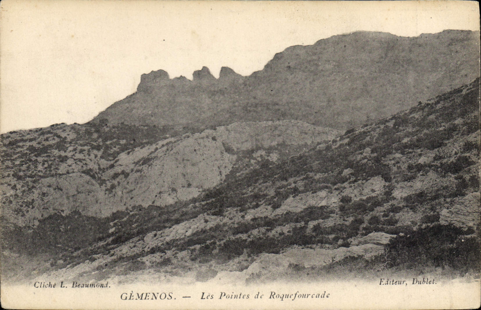 CPA Gemenos Les Pointes de Roquefourcade 