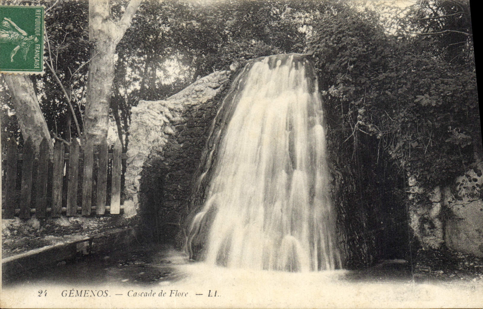 CPA Gemenos Cascade de Flore 