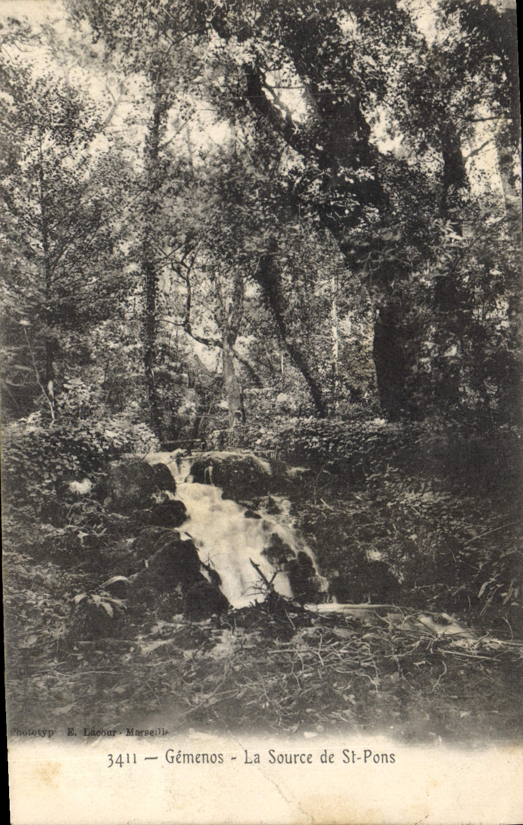 CPA Gemenos La Source de St Pons 