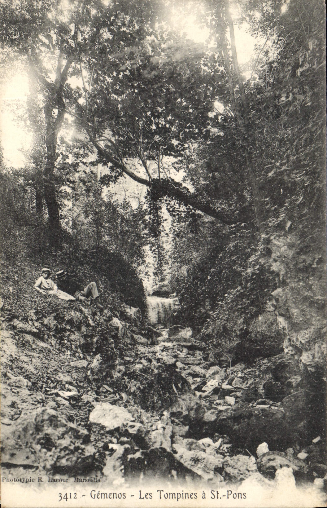 CPA Gemenos Les Tompines a St Pons