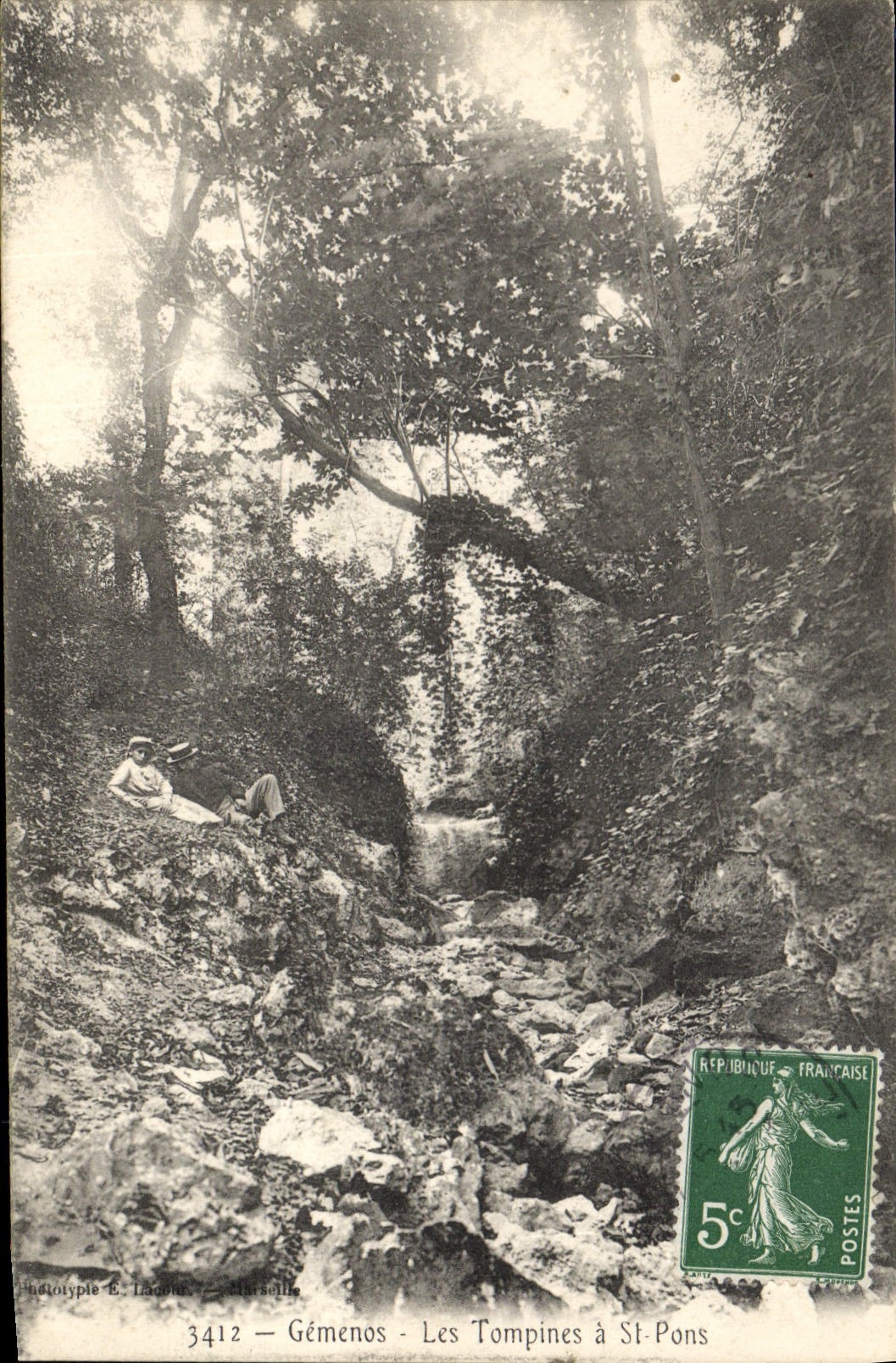 CPA Gemenos Les Tompines a St Pons