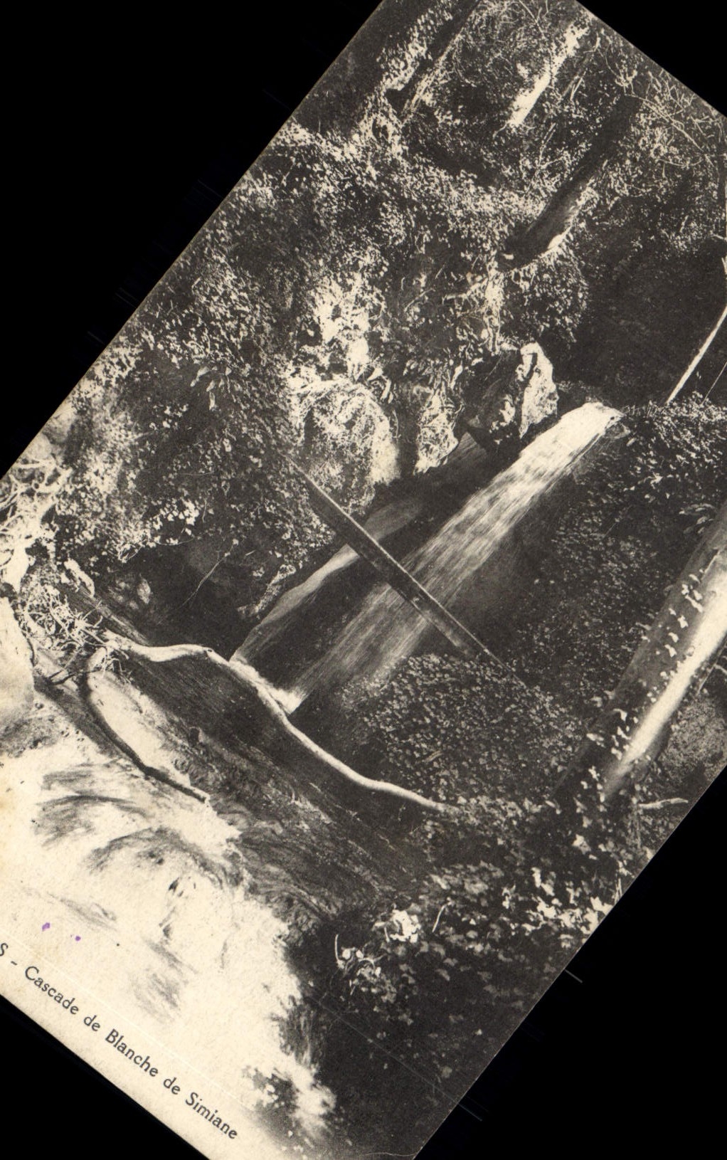 CPA Cascade de Blanche de Simiane 
