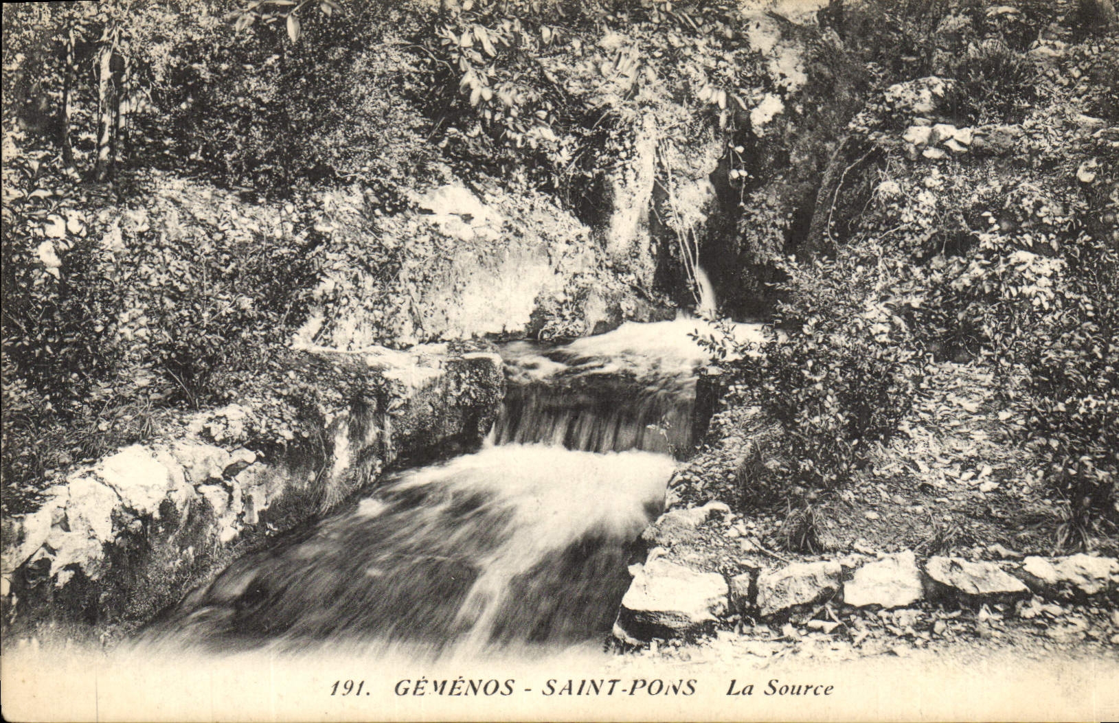 CPA Gemenos Saint Pons La Source