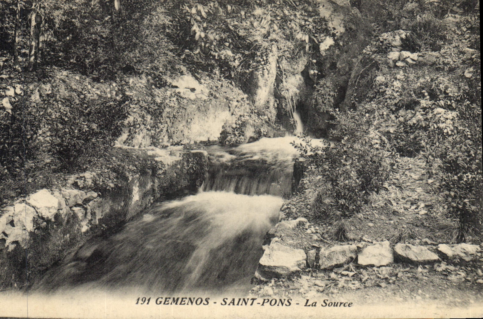 CPA Gemenos Saint Pons La Source