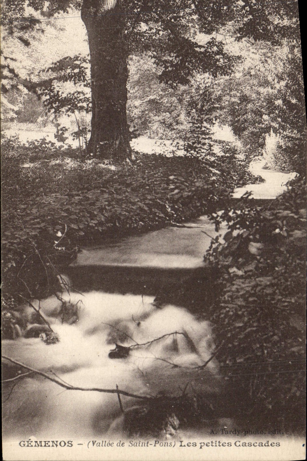 CPA Gemenos Vallee de Saint Pons Les petites Cascades 