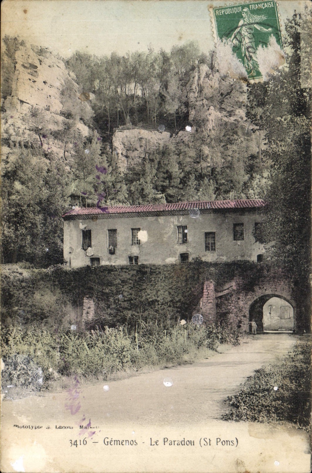 CPA Gemenos Le Paradou St Pons 