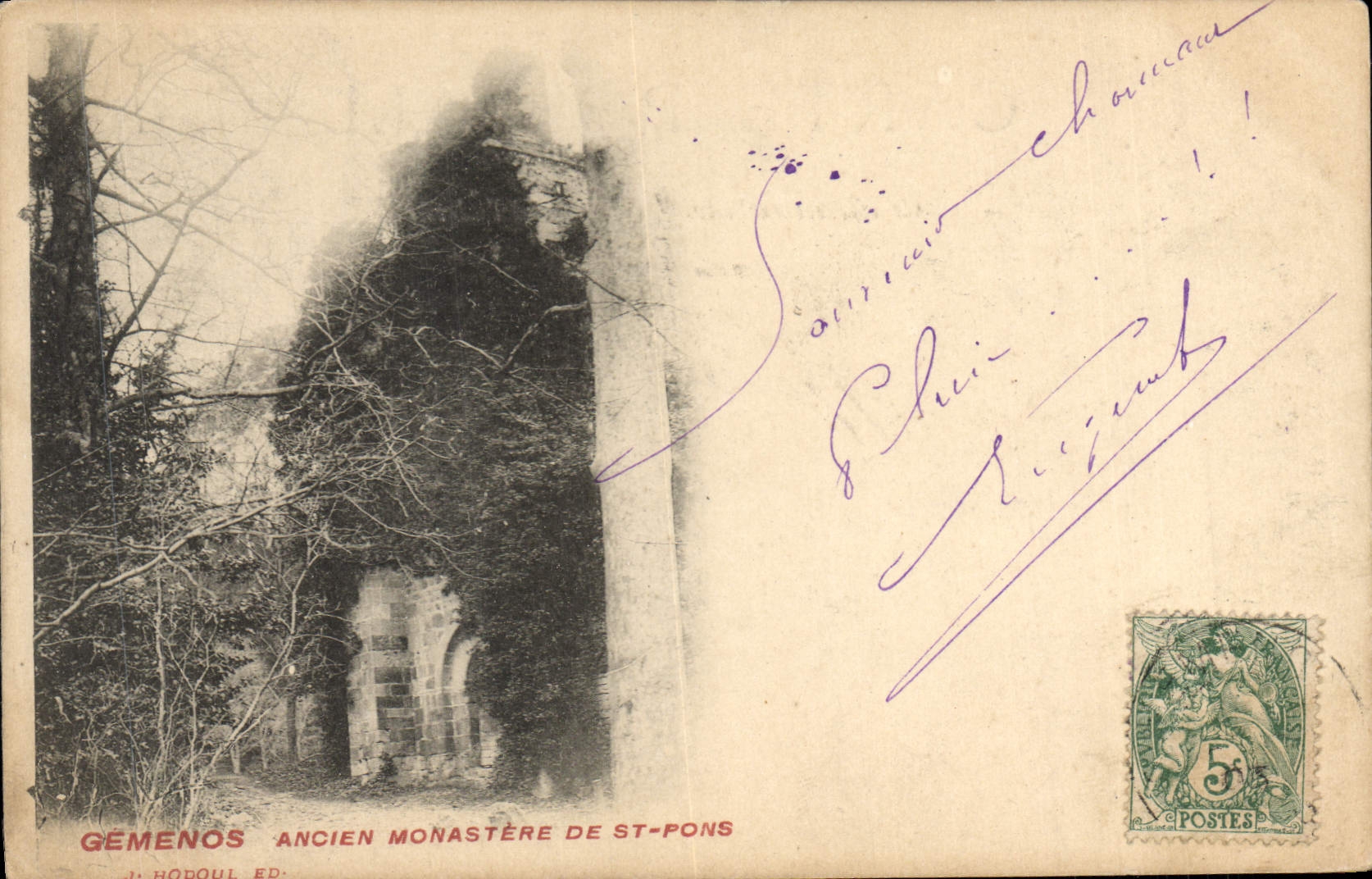 CPA Gemenos Ancien Monastere de St Pons