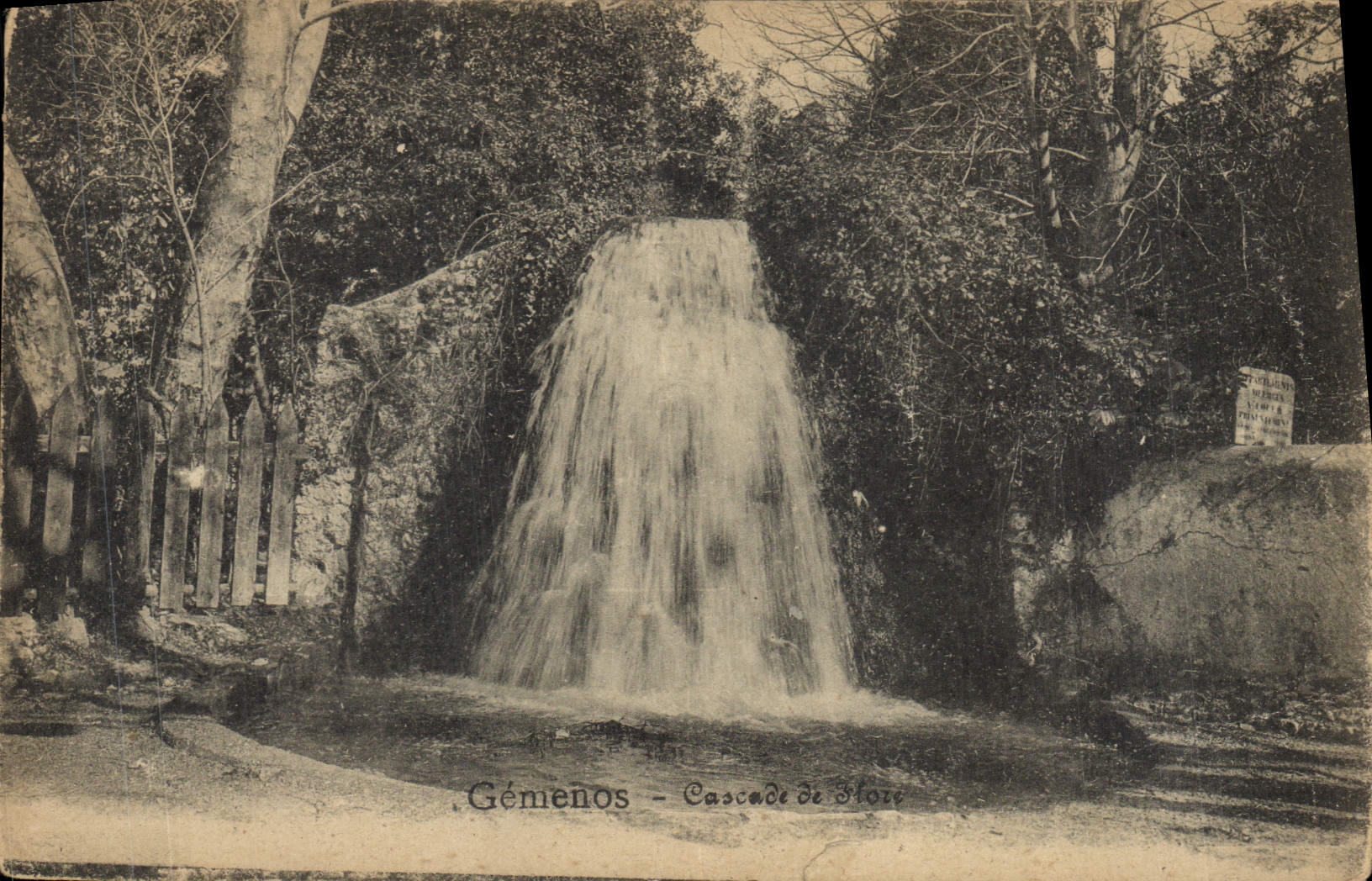 CPA Gemenos Cascade de Flore