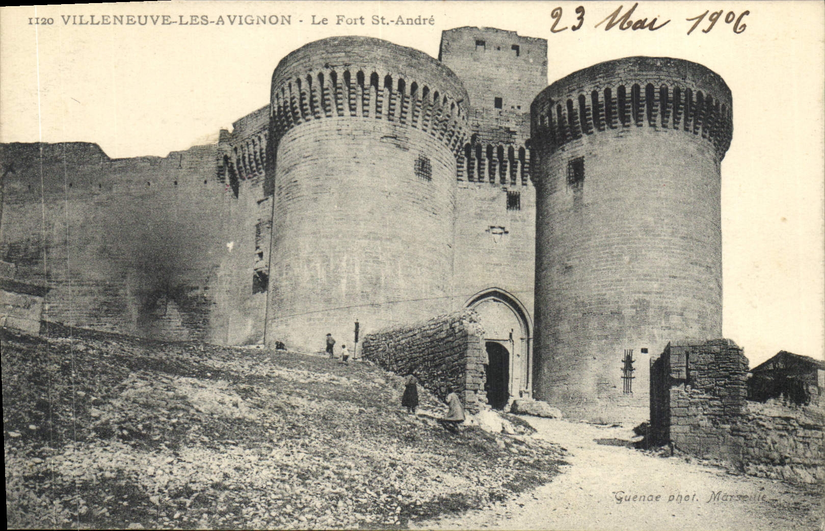 CPA Villeneuve les Avignon Le Fort St Andre