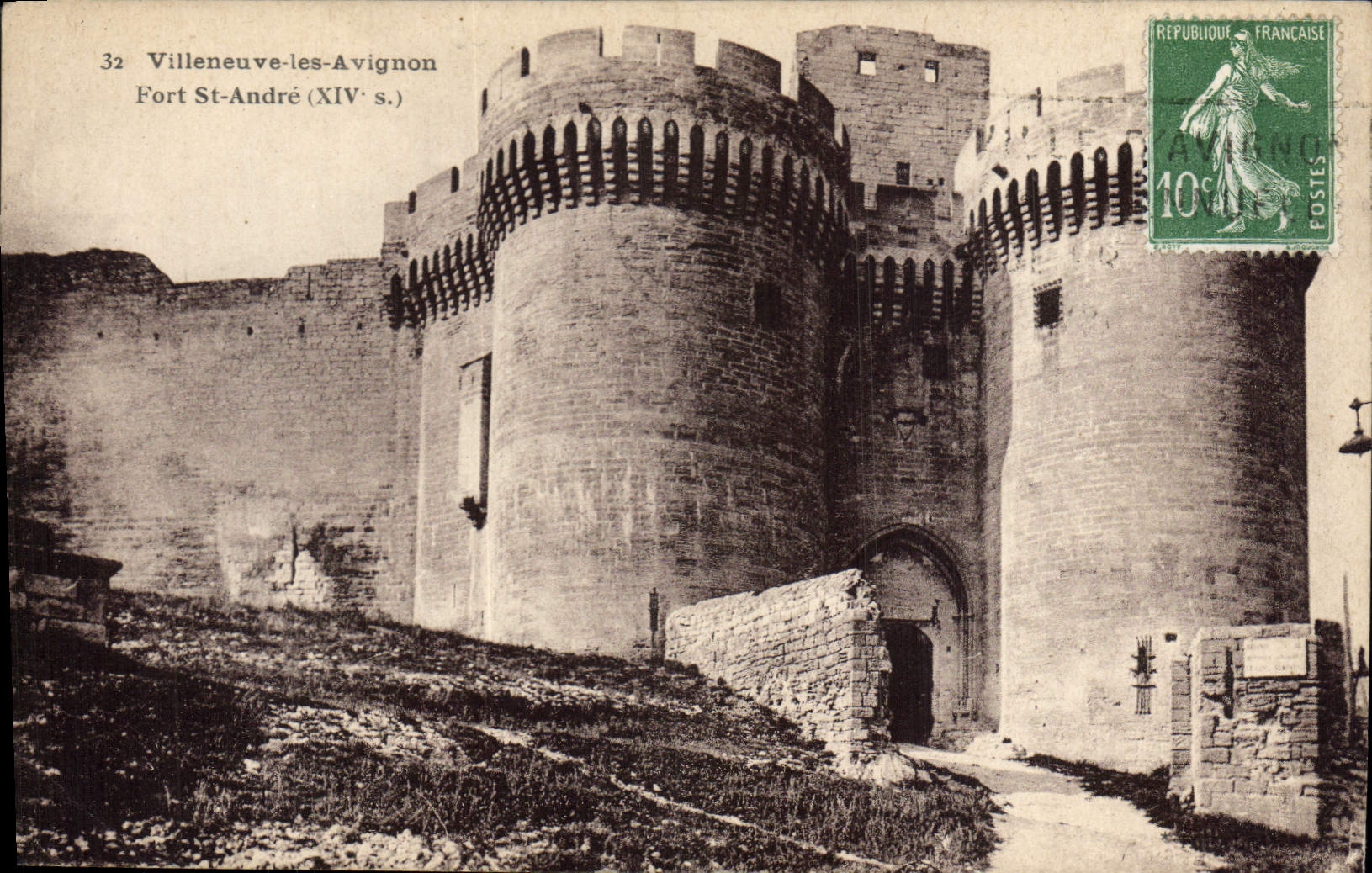 CPA Villeneuve les Avignon Fort St Andre XIV 