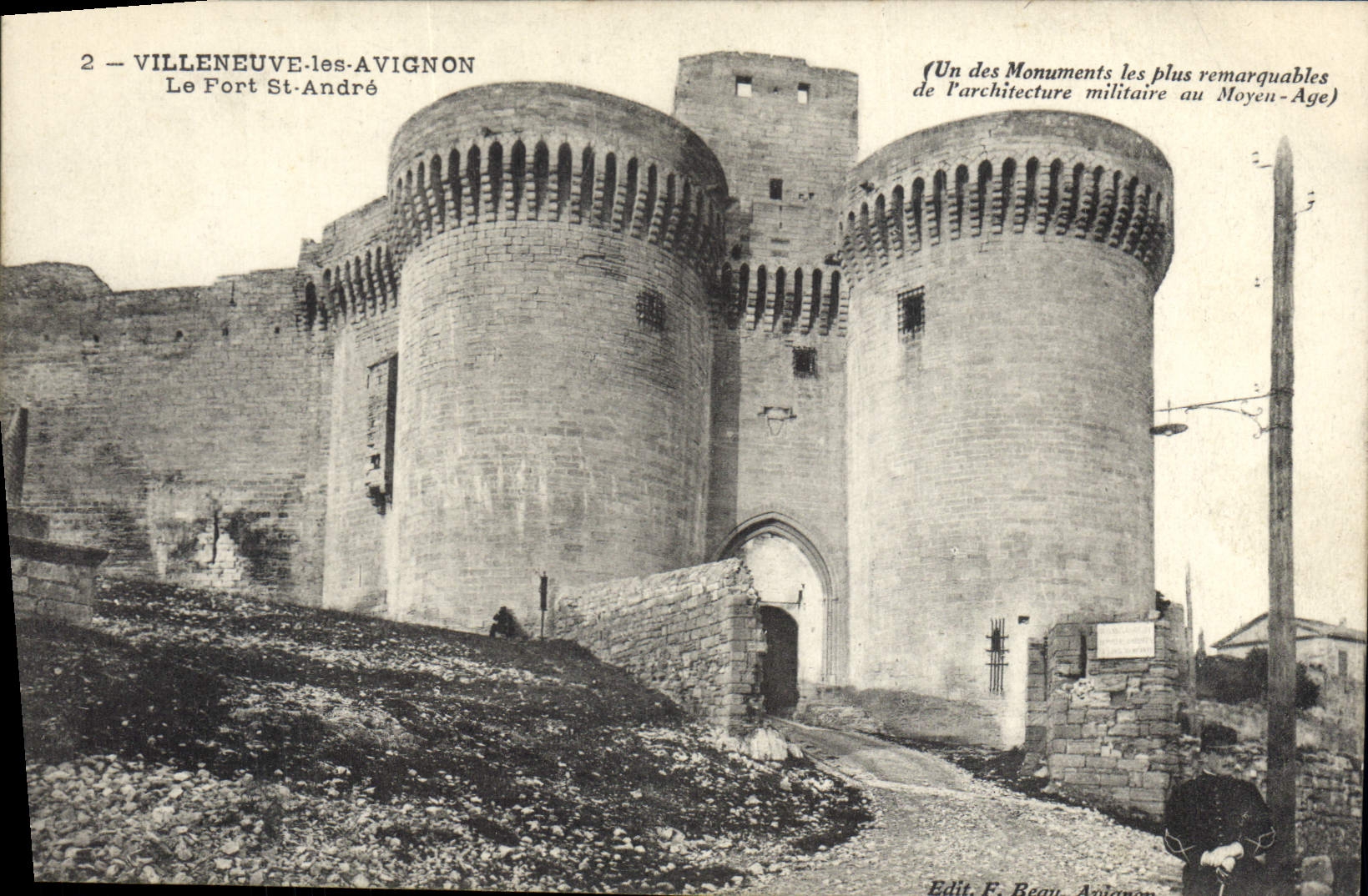 CPA Villeneuve les Avignon Le Fort St Andre