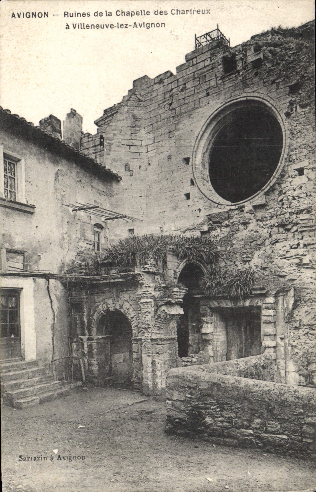 CPA Avignon Ruines de la Chapelle des Chartreuse a Villeneuve les Avignon 