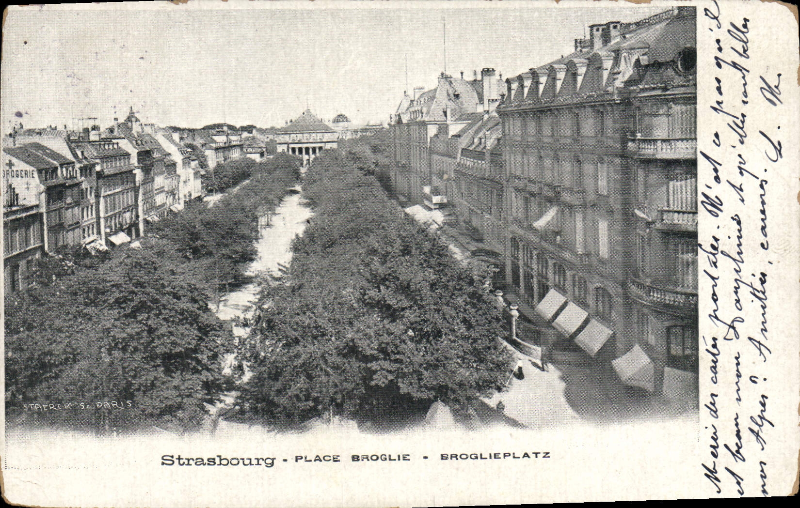 CPA Strasbourg Place Broglie